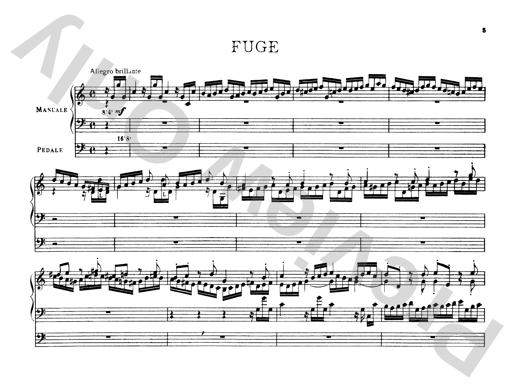Reger: Three Pieces for Organ, Op. 7