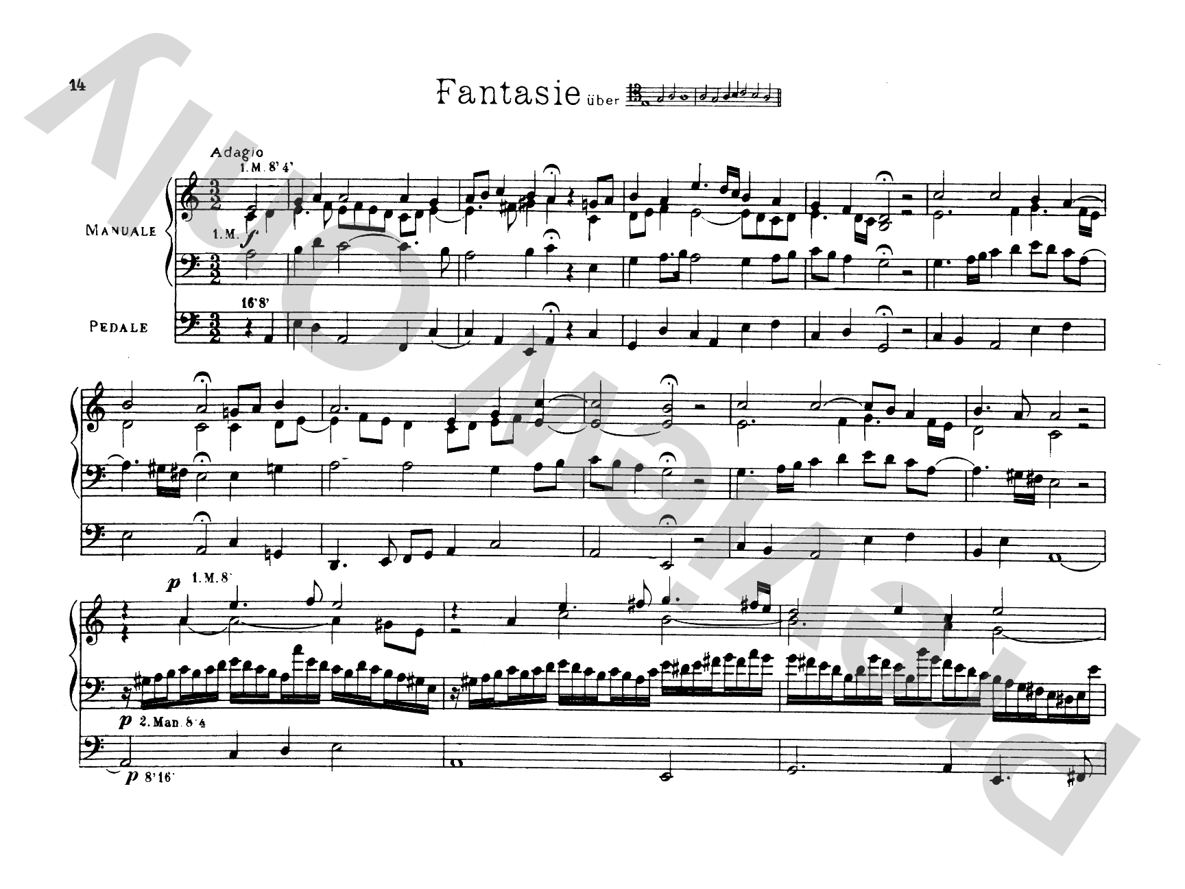 Reger: Three Pieces for Organ, Op. 7