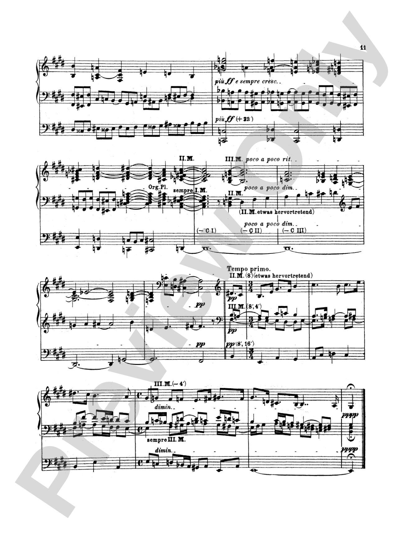 Reger: Sonata in F sharp Minor, Op. 33: Organ Sheet