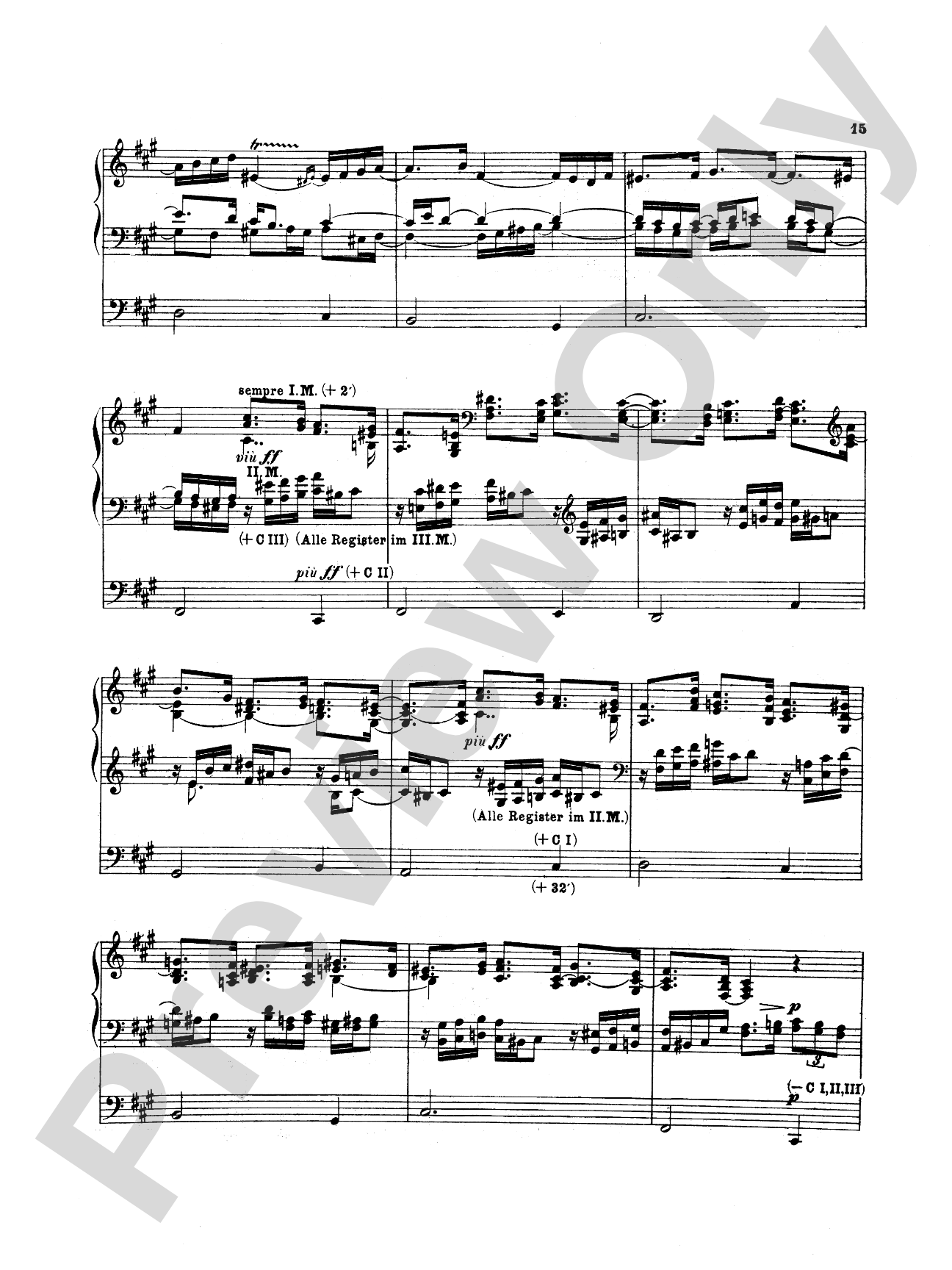 Reger: Sonata in F sharp Minor, Op. 33: Organ Sheet
