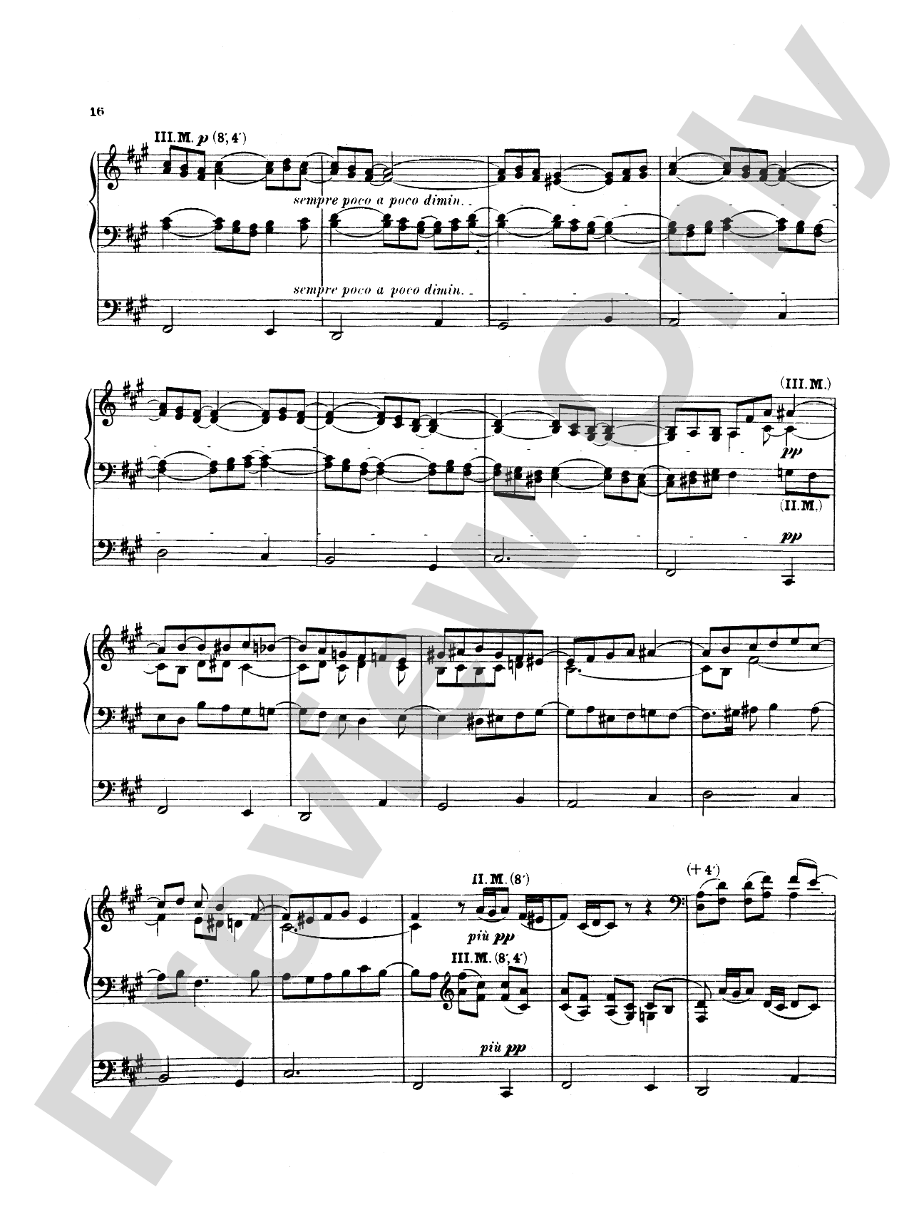 Reger: Sonata in F sharp Minor, Op. 33: Organ Sheet