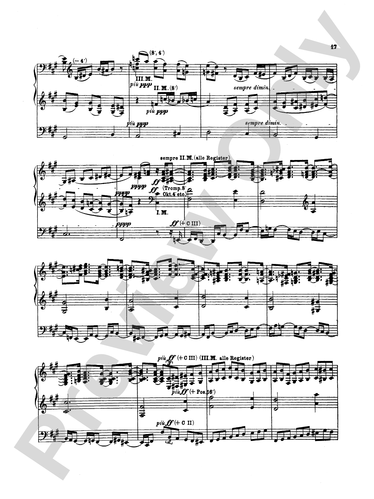 Reger: Sonata in F sharp Minor, Op. 33: Organ Sheet