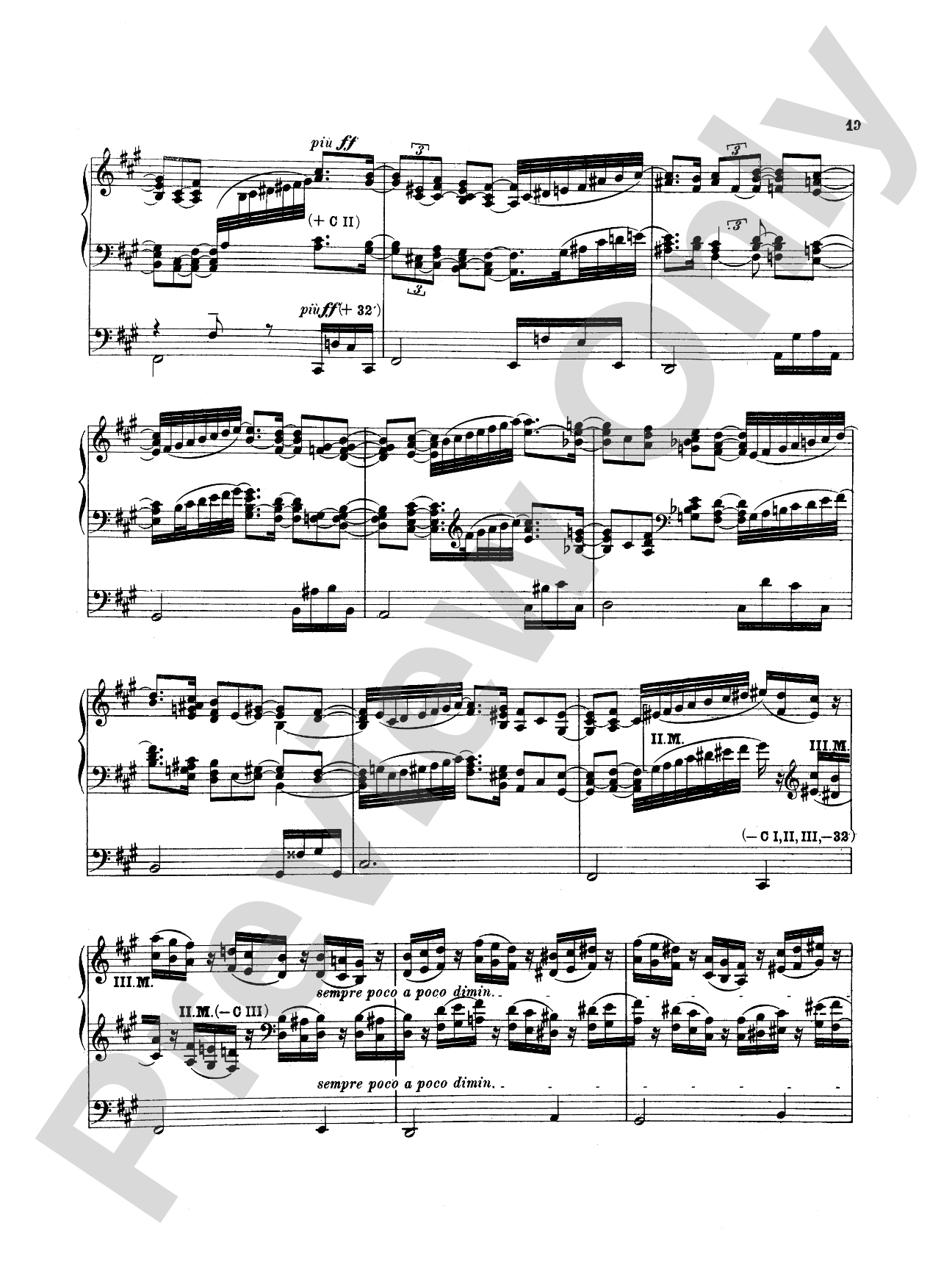Reger: Sonata in F sharp Minor, Op. 33: Organ Sheet