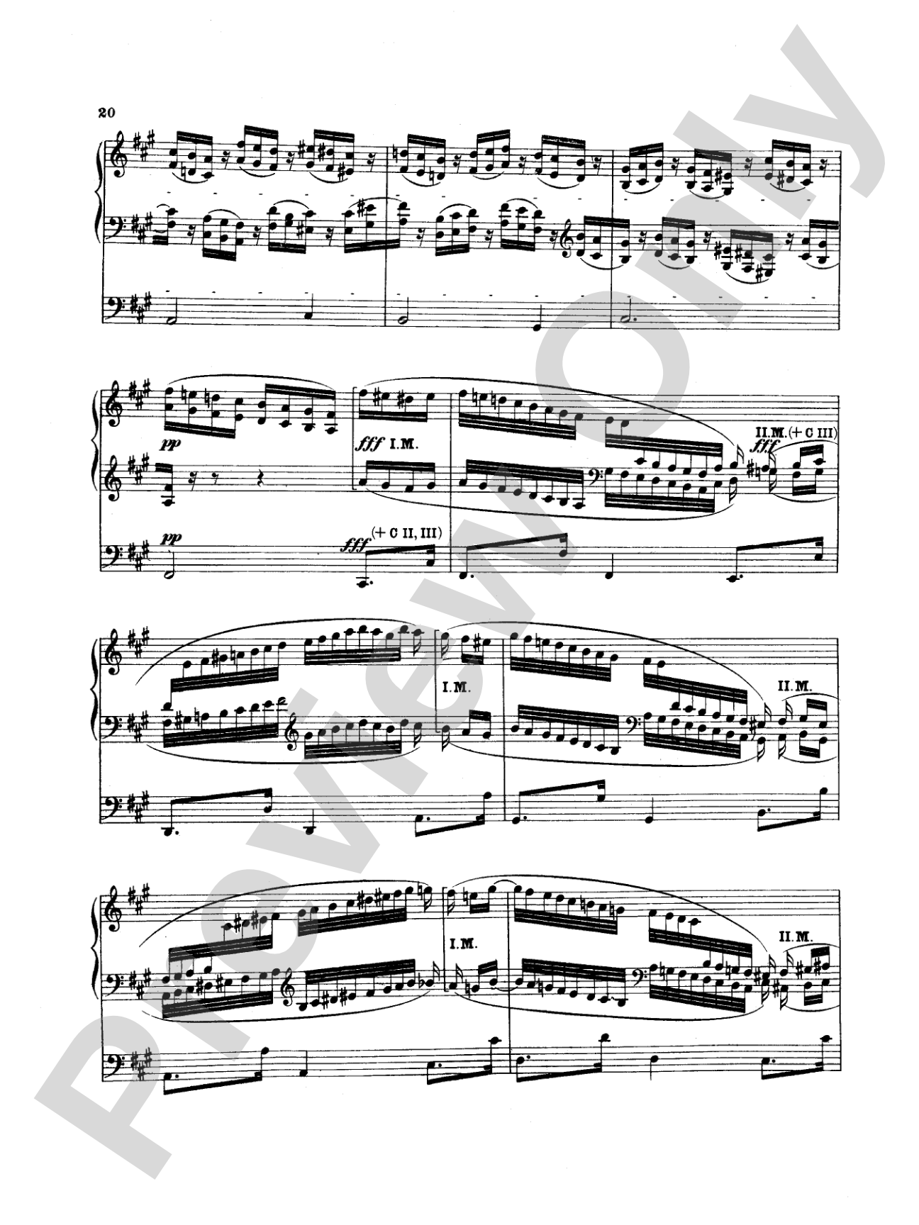Reger: Sonata in F sharp Minor, Op. 33: Organ Sheet