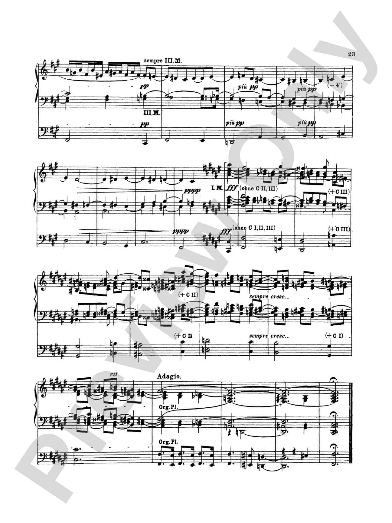 Reger: Sonata in F sharp Minor, Op. 33: Organ Sheet