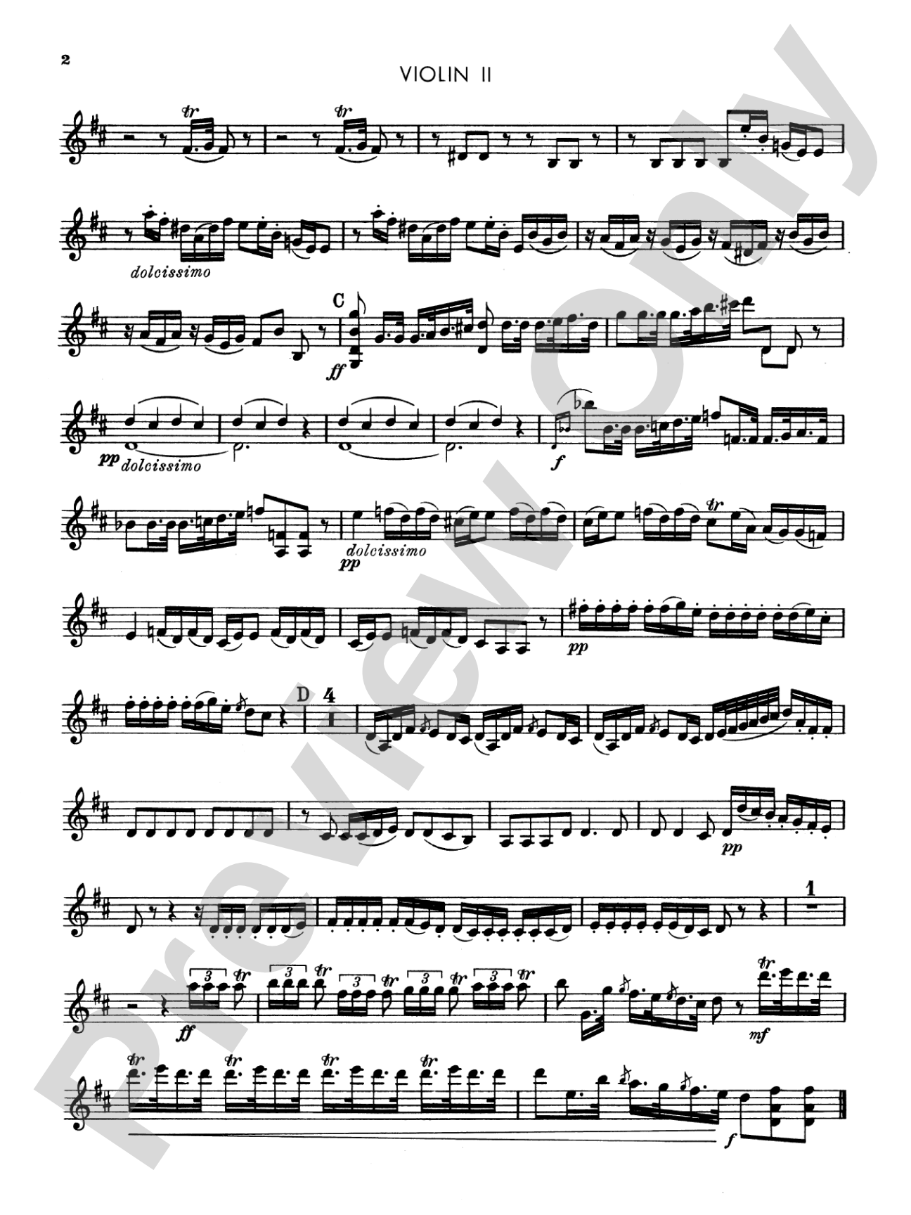 Boccherini: First Quintet in D Major, for Two Violins, Viola, Cello and Guitar