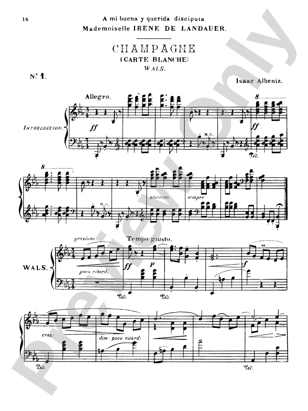 Albéniz: A Book of Waltzes