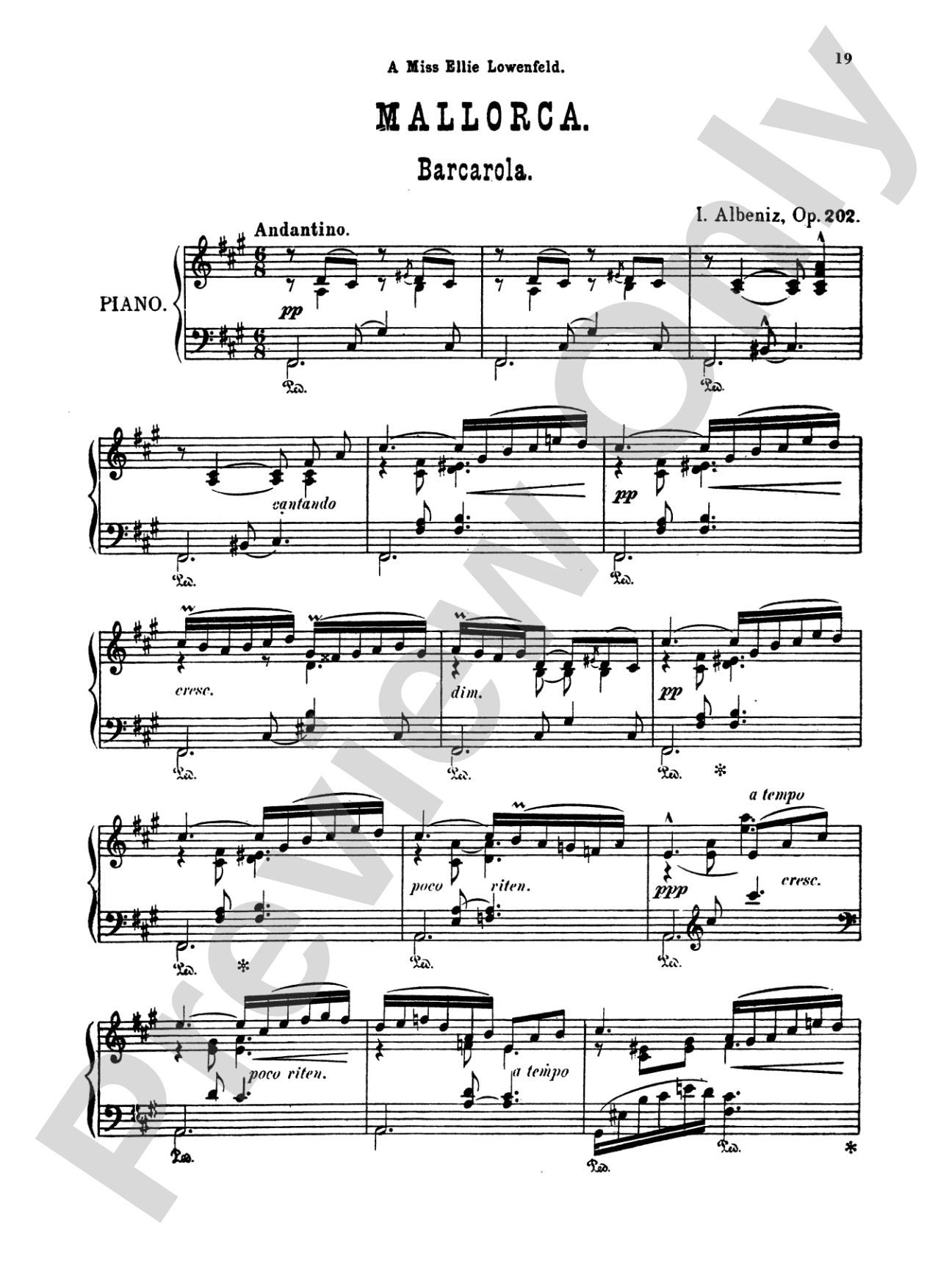 Albéniz: Collected Works (Volume I)