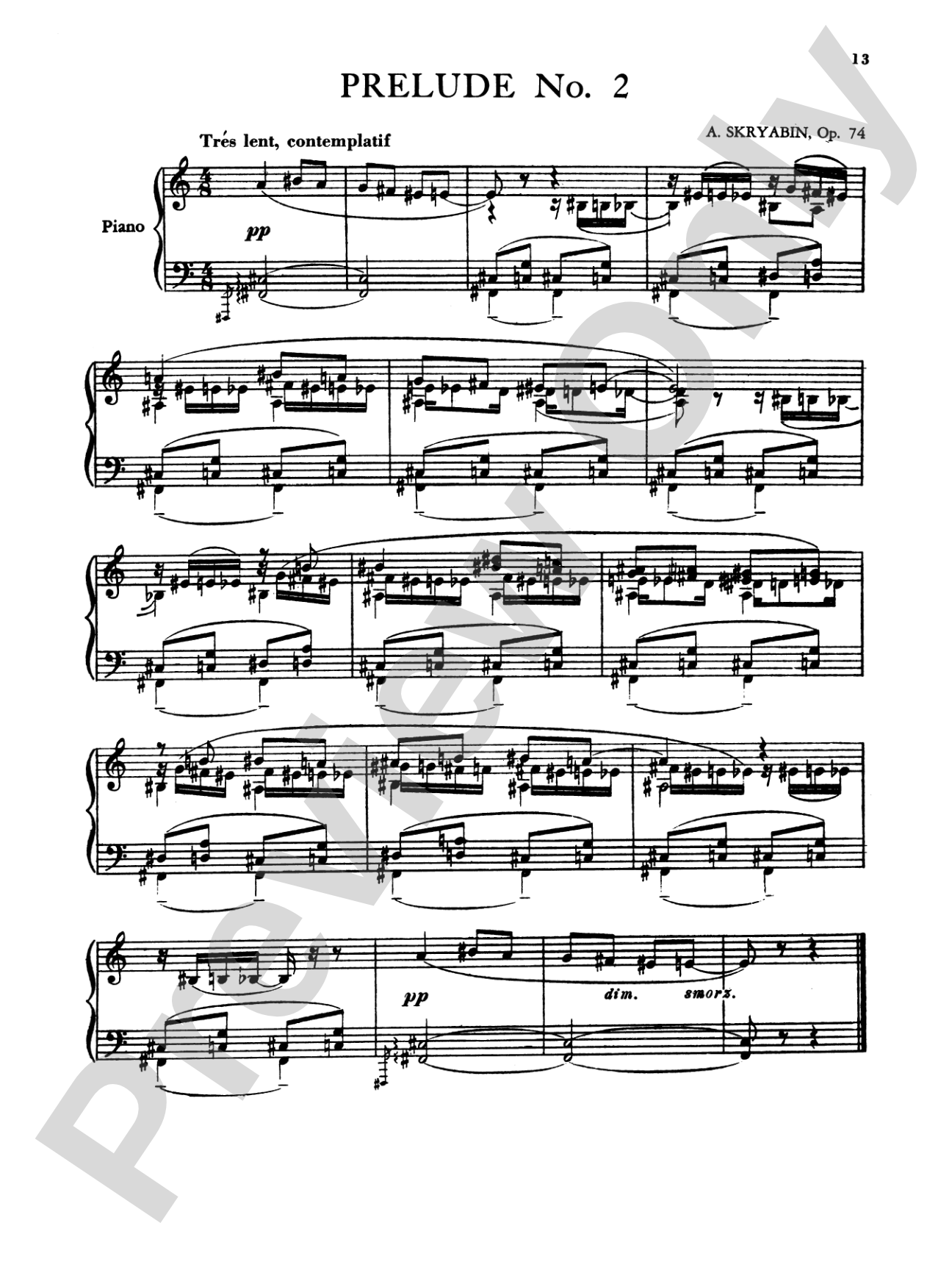 Scriabin: Ten Preludes