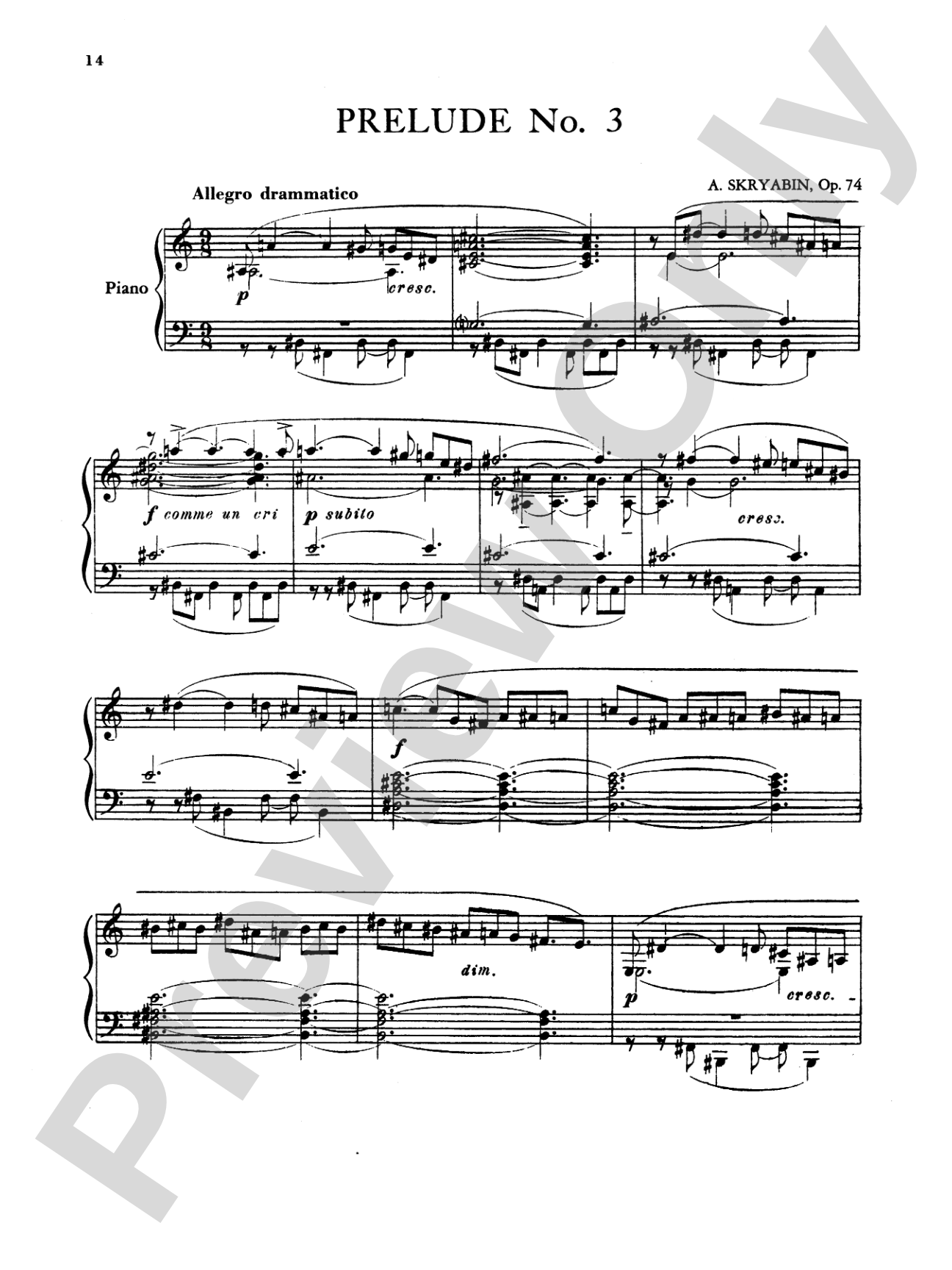 Scriabin: Ten Preludes