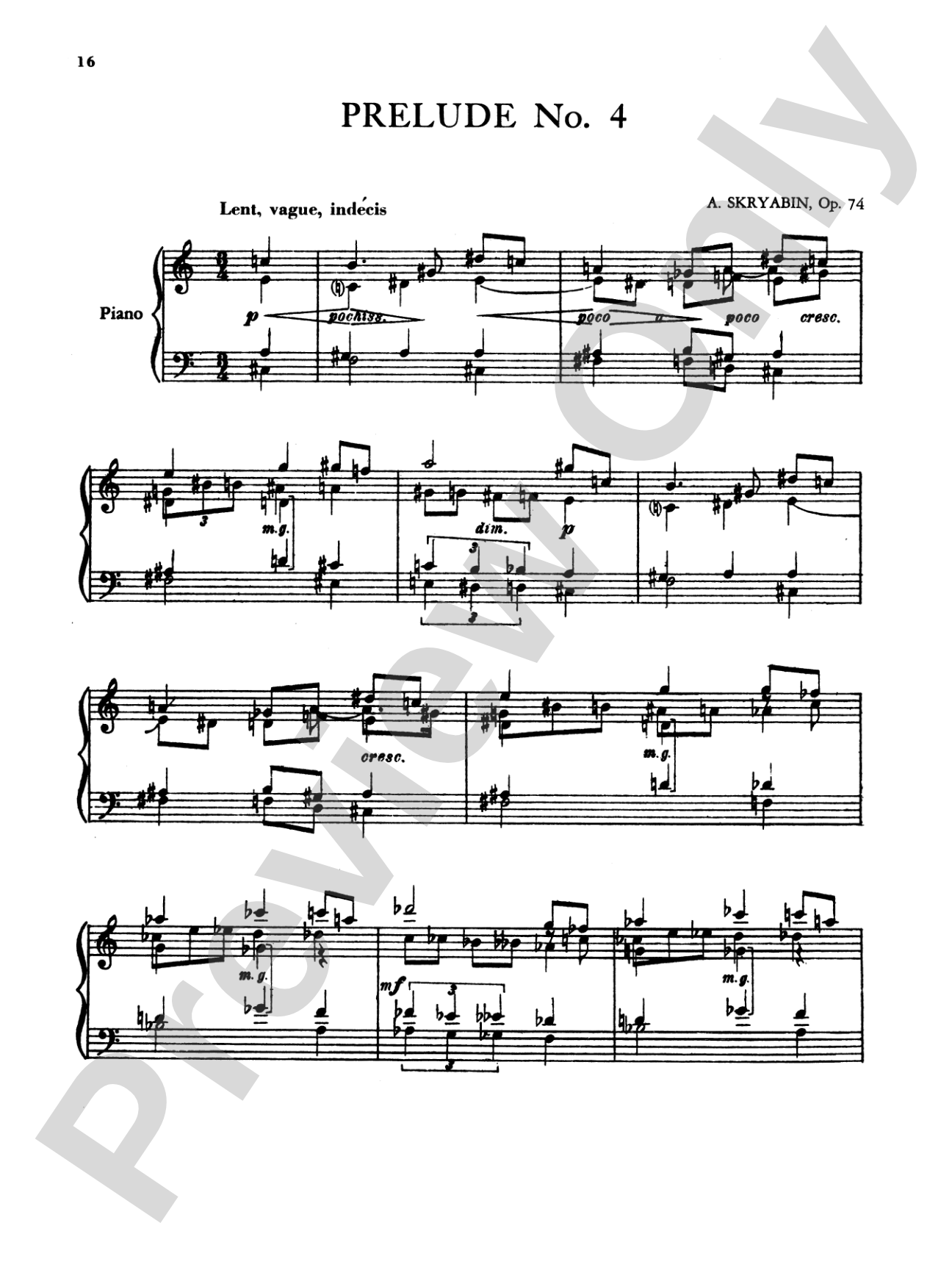 Scriabin: Ten Preludes