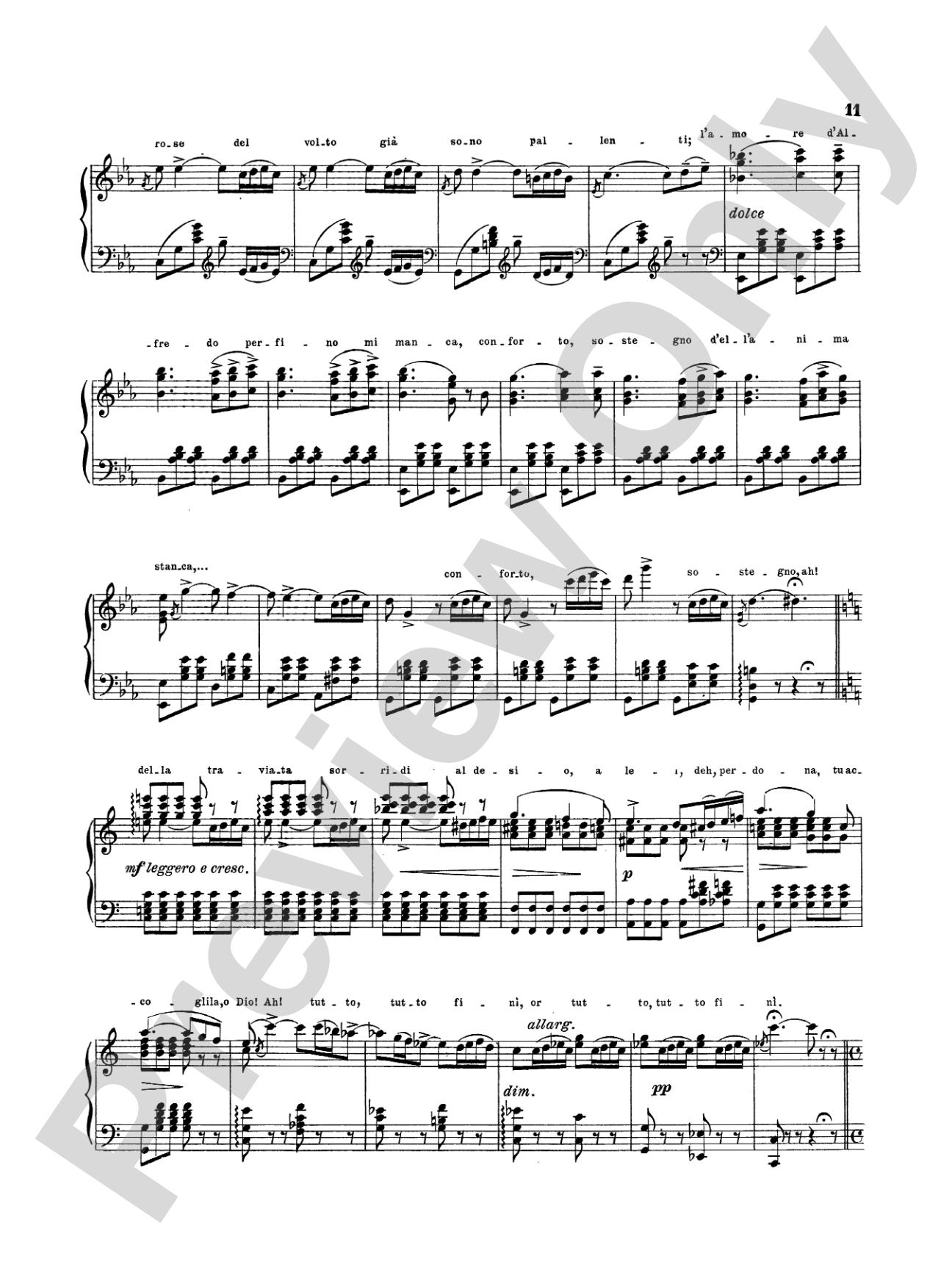 Telemann: Verdi Album of Three Overtures: Piano Book