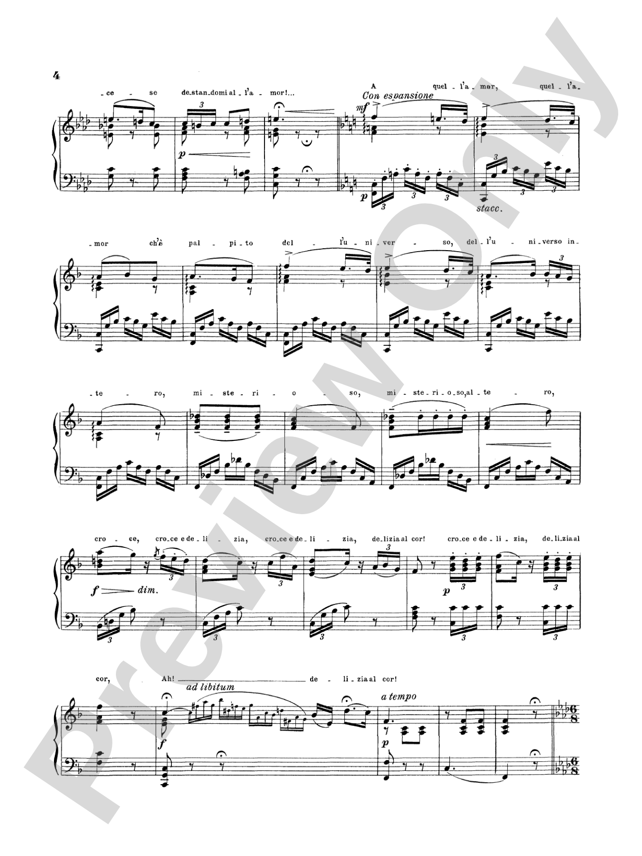 Telemann: Verdi Album of Three Overtures: Piano Book