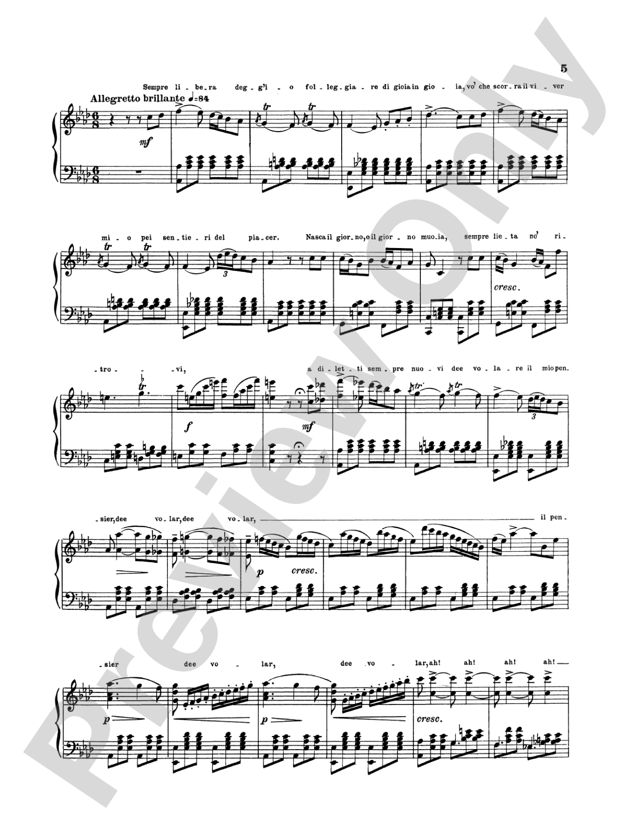 Telemann: Verdi Album of Three Overtures: Piano Book