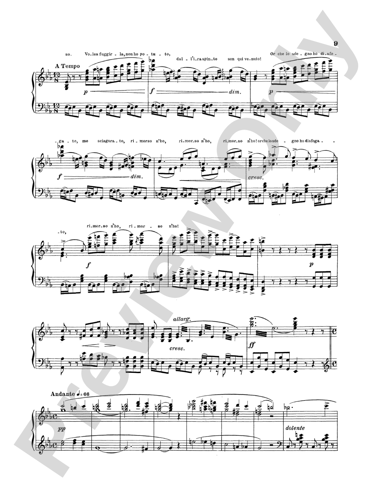 Telemann: Verdi Album of Three Overtures: Piano Book