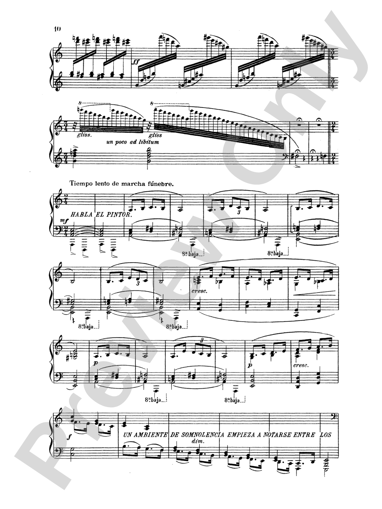 Turina: Exaltación & Recuerdos de mi rincón: Piano Book