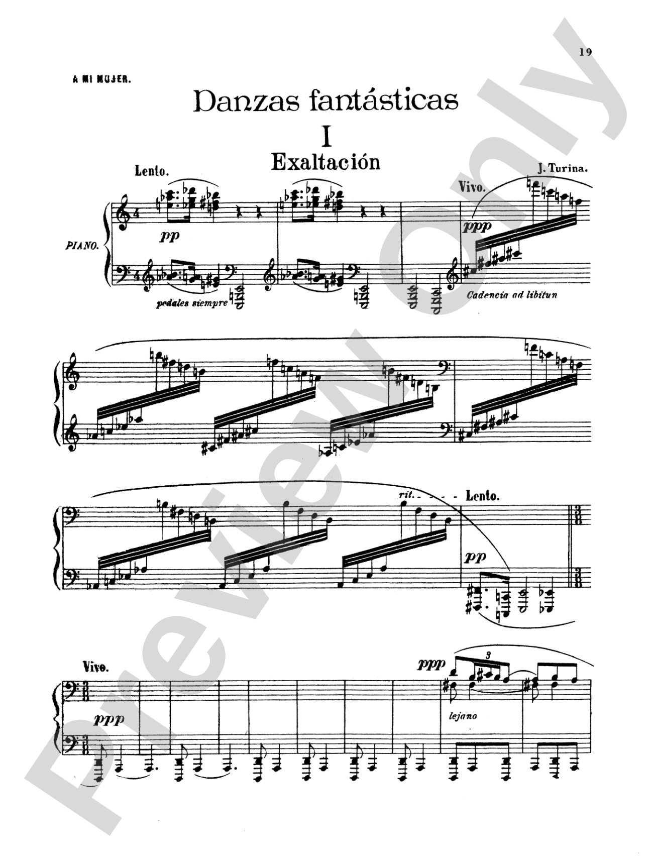 Turina: Exaltación & Recuerdos de mi rincón