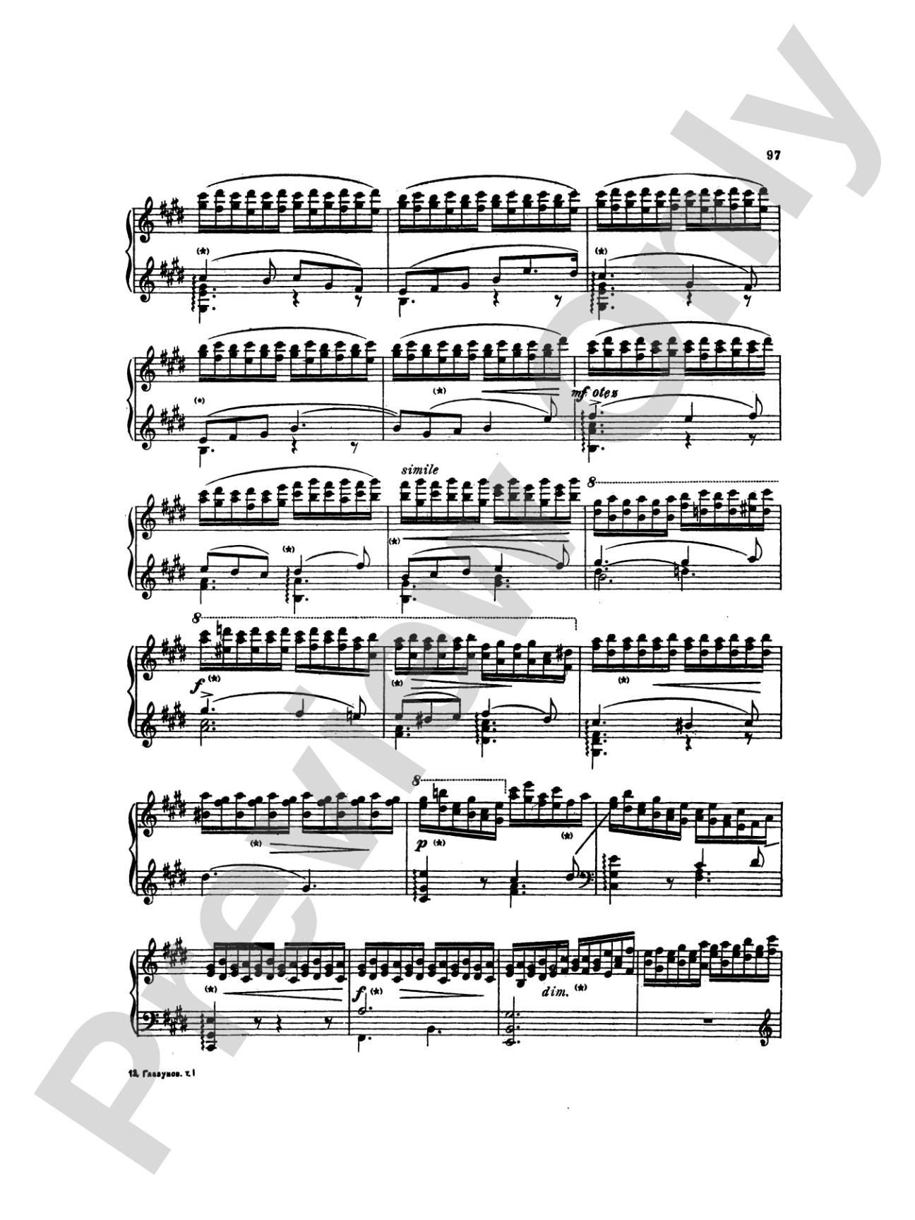 Glazunov: Complete Works (Volume I)