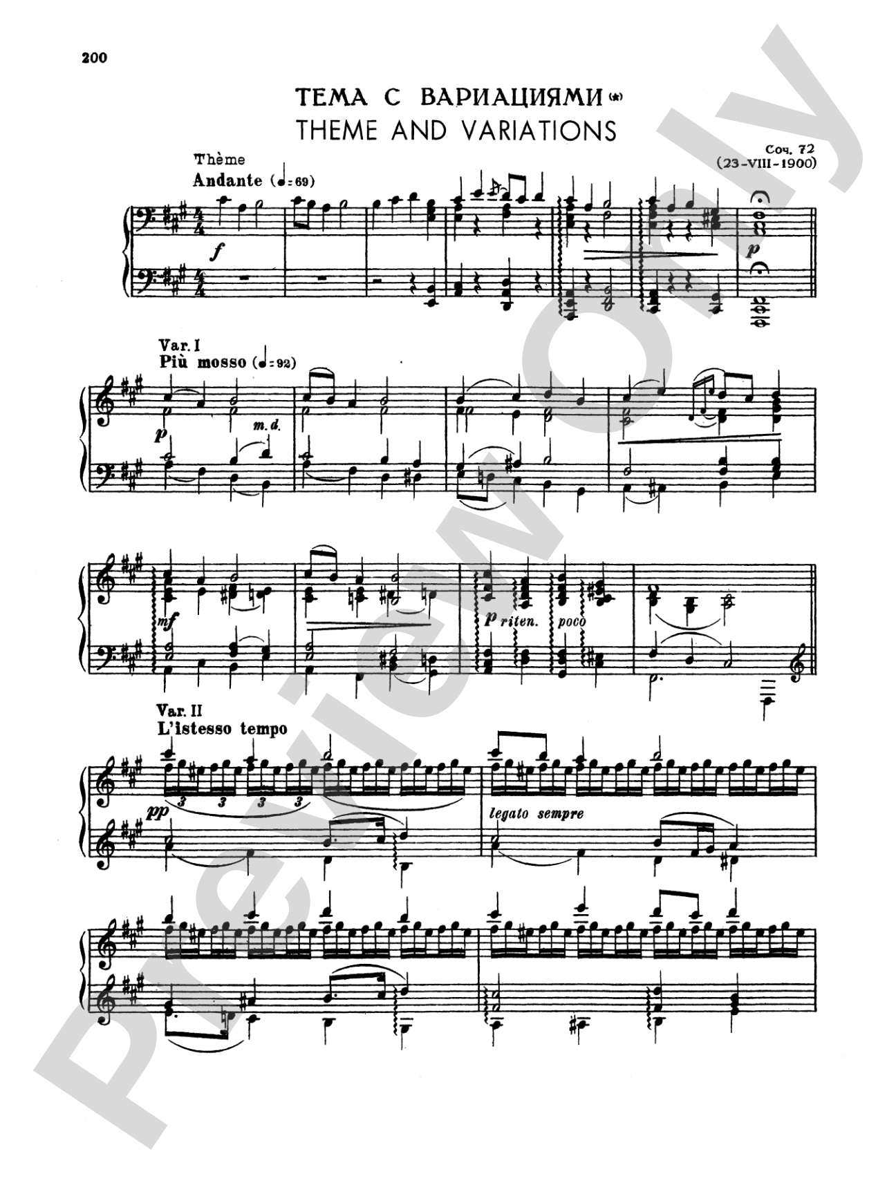 Glazunov: Complete Works (Volume II)