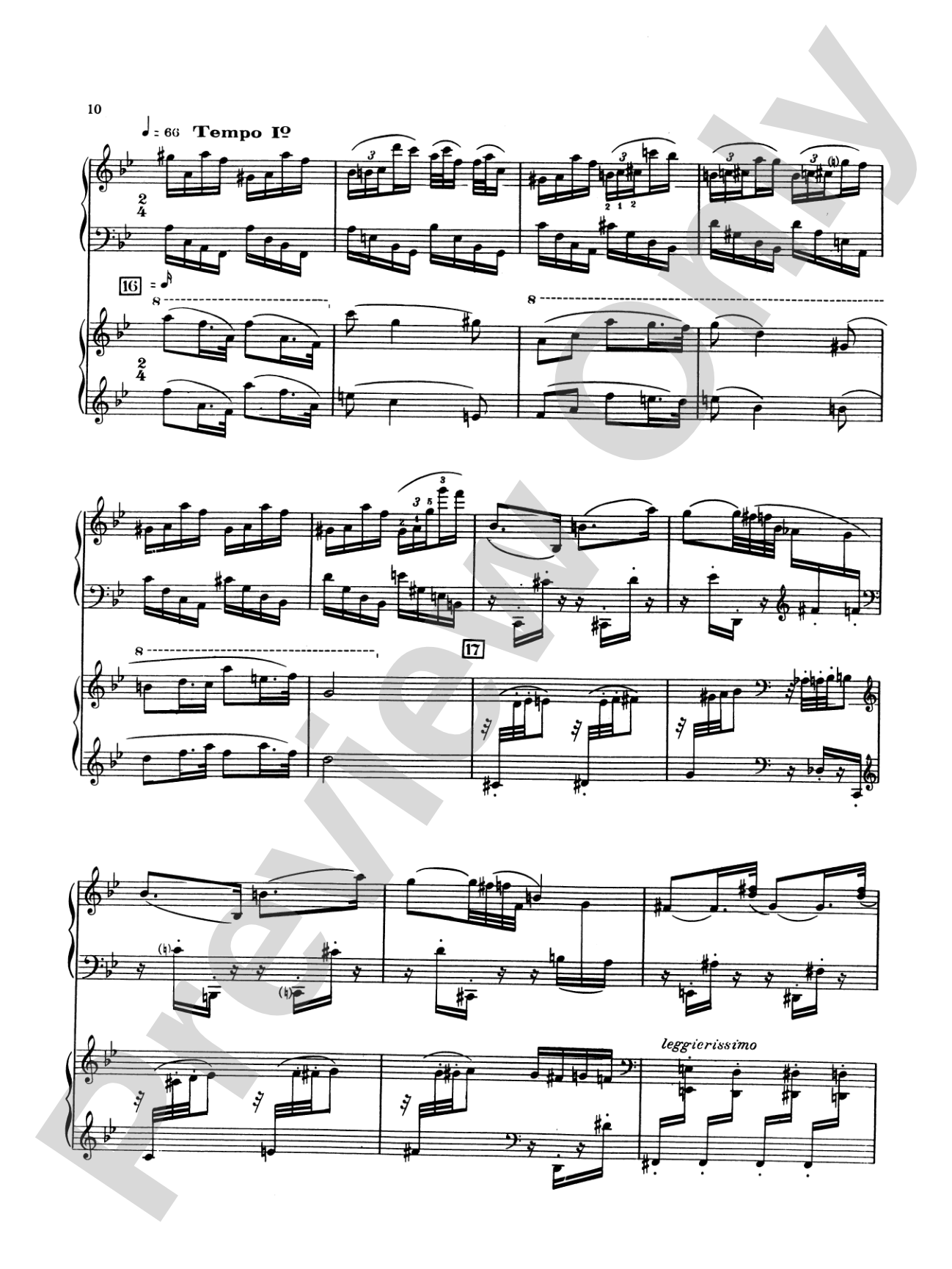 Stravinsky: Capriccio: Piano Duo (2 Pianos, 4 Hands) Book (2 copies required)
