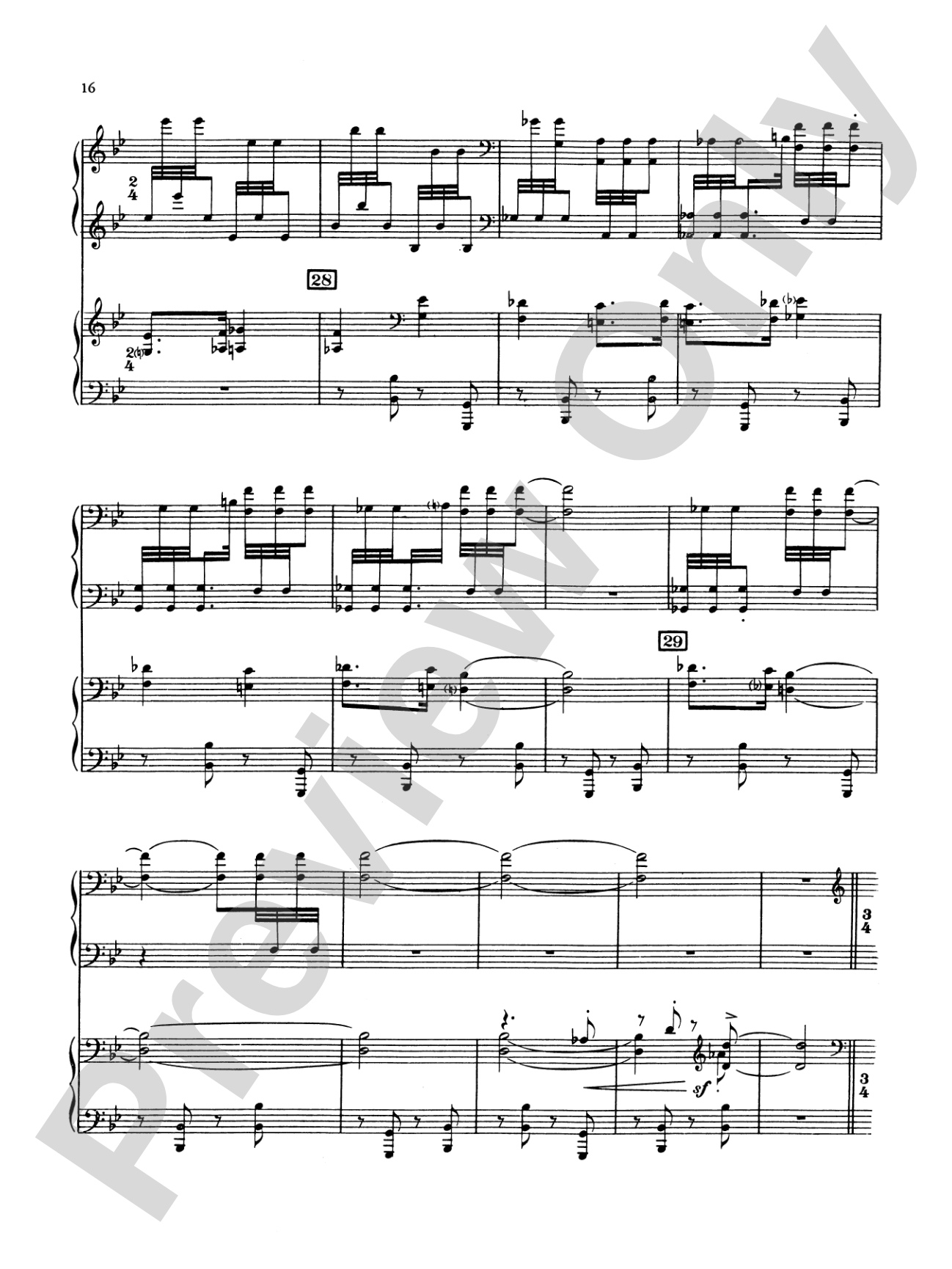 Stravinsky: Capriccio: Piano Duo (2 Pianos, 4 Hands) Book (2 copies required)