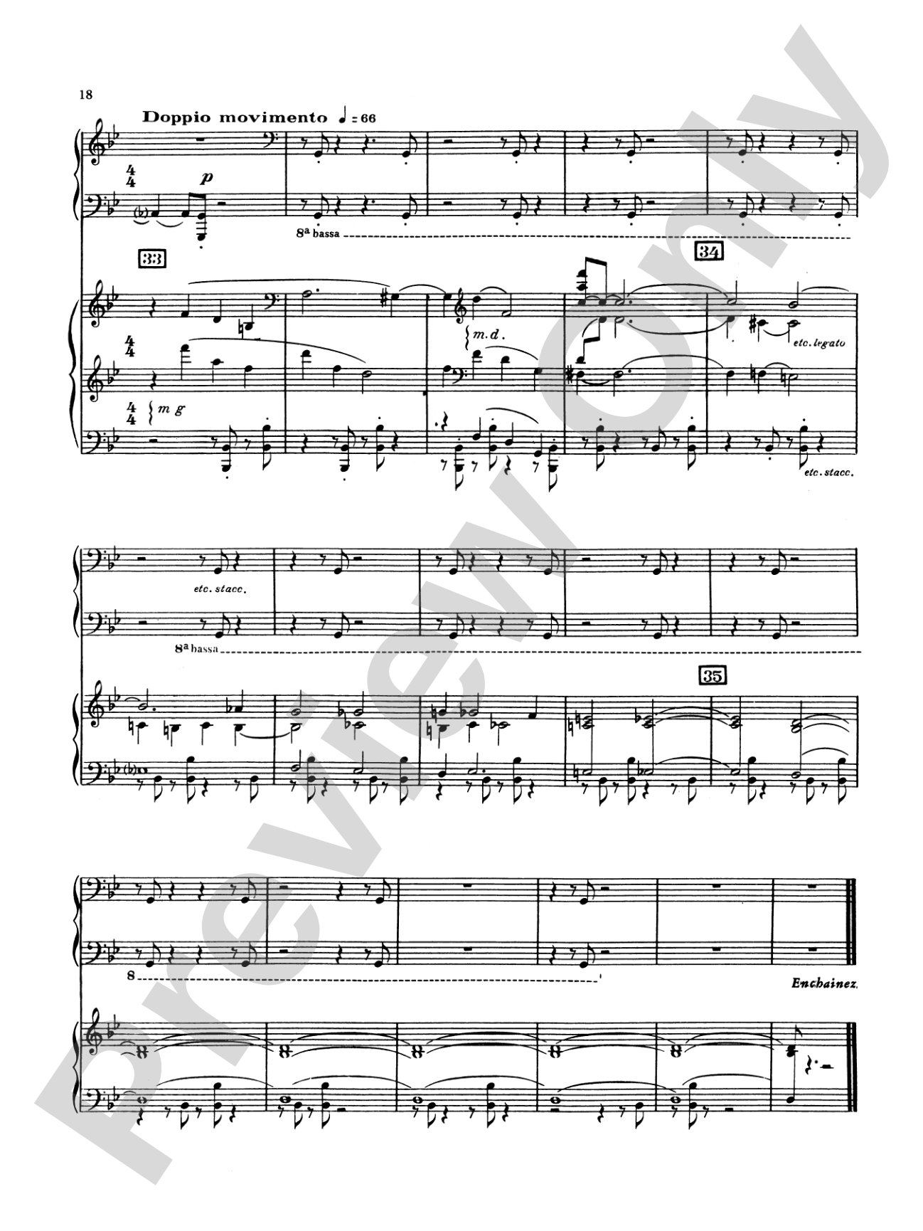 Stravinsky: Capriccio: Piano Duo (2 Pianos, 4 Hands) Book (2 copies required)