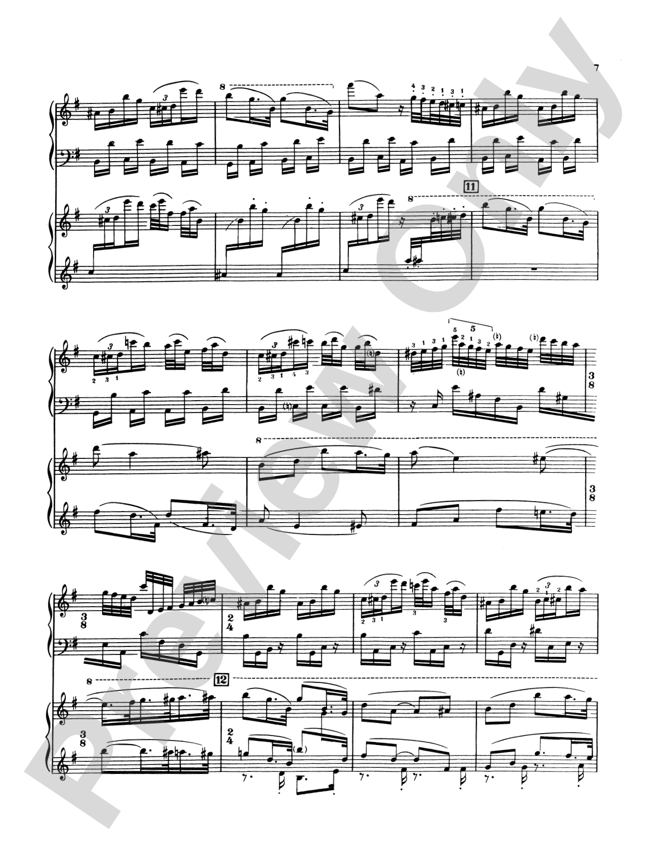 Stravinsky: Capriccio: Piano Duo (2 Pianos, 4 Hands) Book (2 copies required)