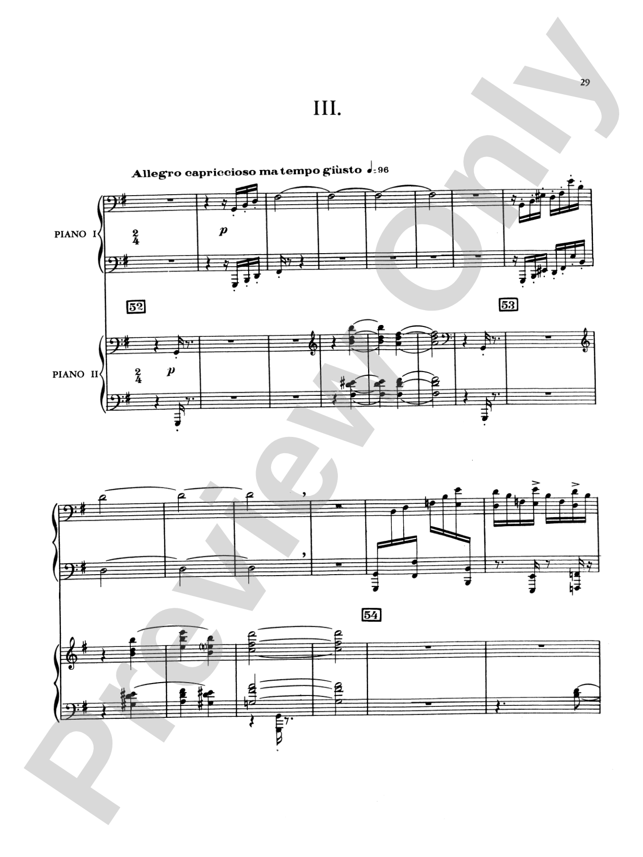 Stravinsky: Capriccio