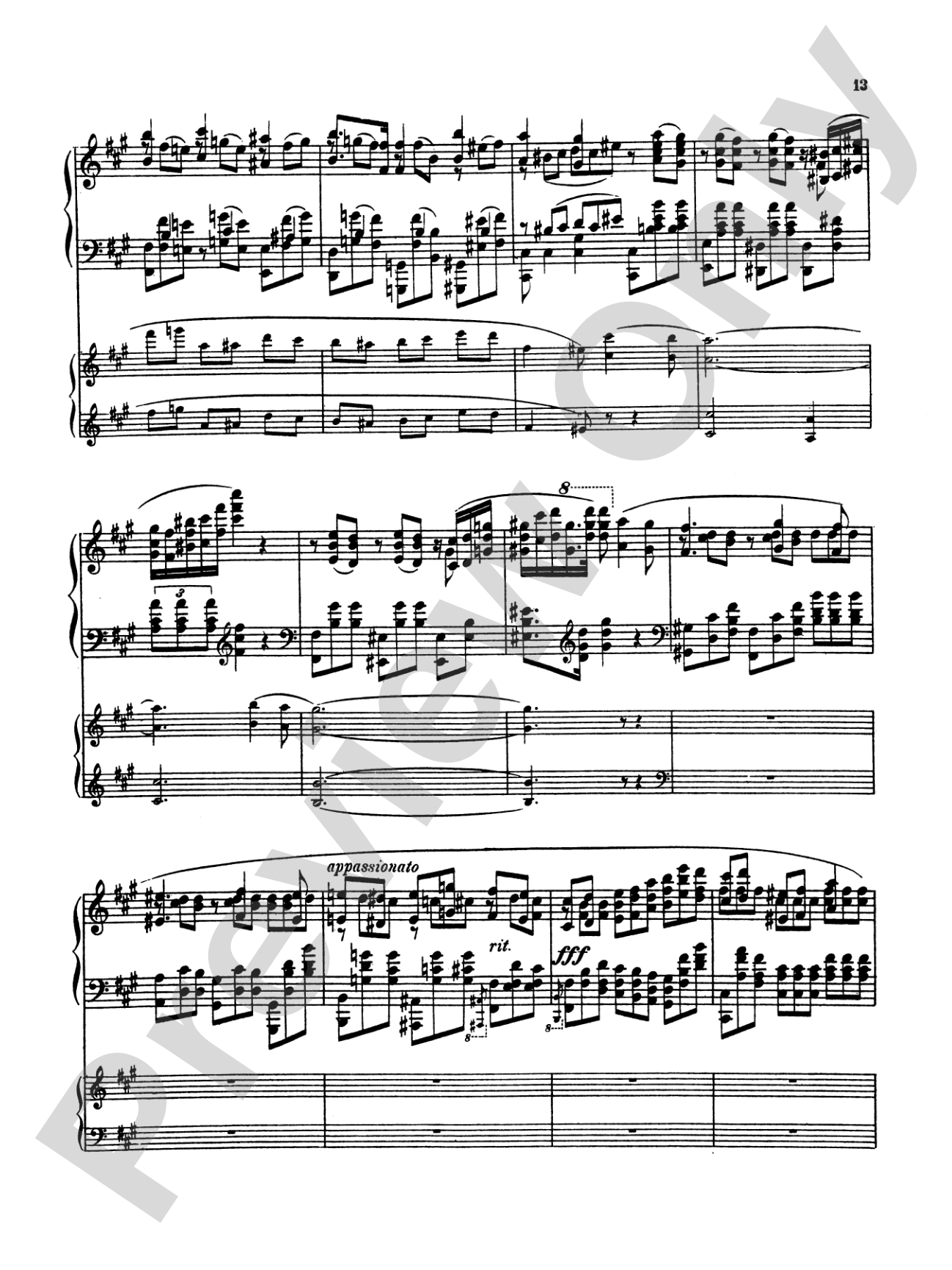 Scriabin: Piano Concerto, Op. 20: Piano Duo (2 Pianos, 4 Hands) Book (2 copies required)