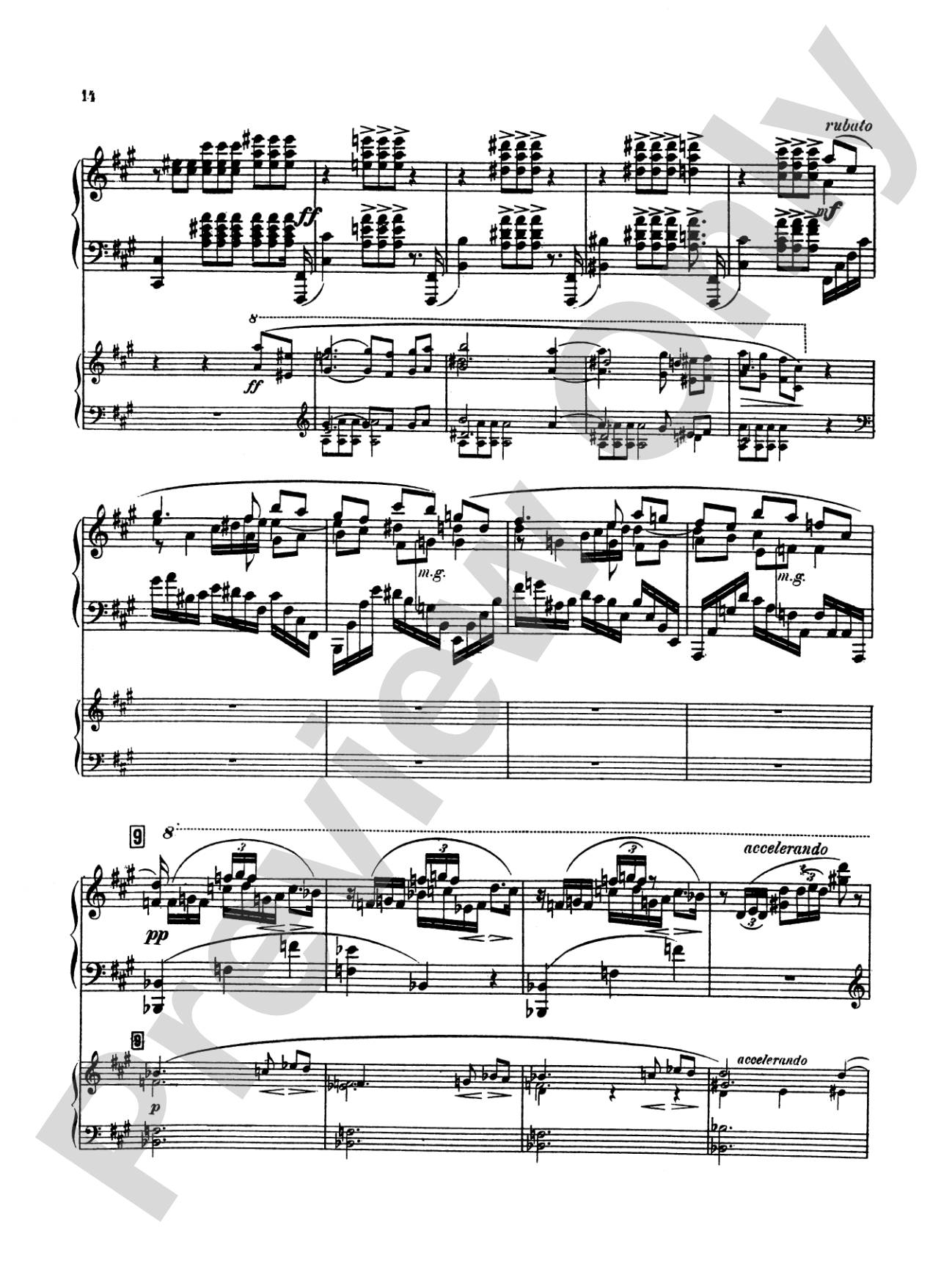 Scriabin: Piano Concerto, Op. 20: Piano Duo (2 Pianos, 4 Hands) Book (2 copies required)