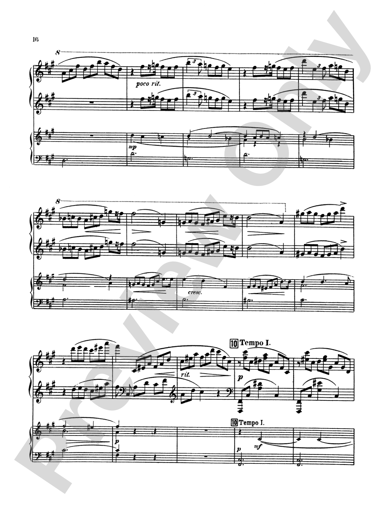 Scriabin: Piano Concerto, Op. 20: Piano Duo (2 Pianos, 4 Hands) Book (2 copies required)