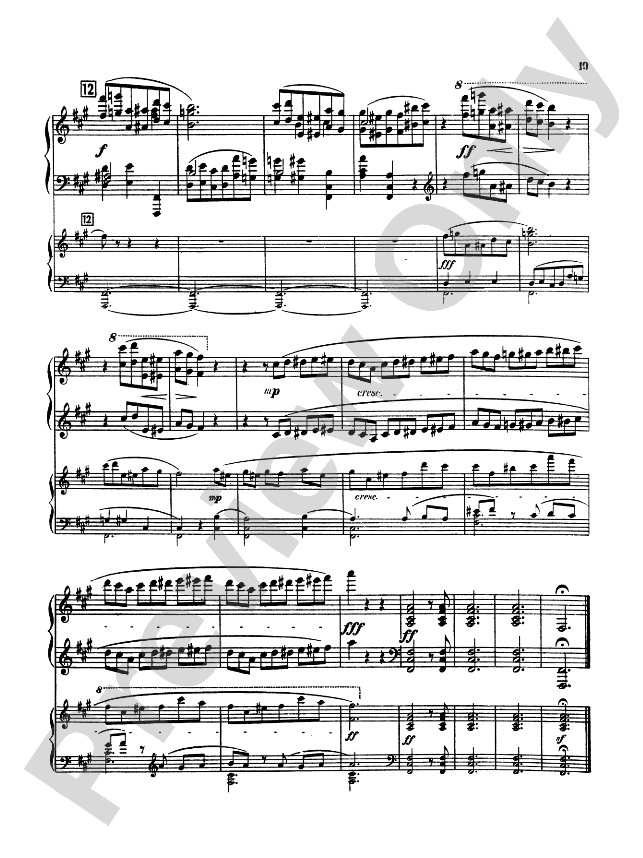 Scriabin: Piano Concerto, Op. 20: Piano Duo (2 Pianos, 4 Hands) Book (2 copies required)