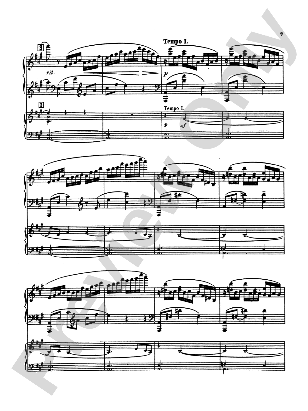 Scriabin: Piano Concerto, Op. 20: Piano Duo (2 Pianos, 4 Hands) Book (2 copies required)