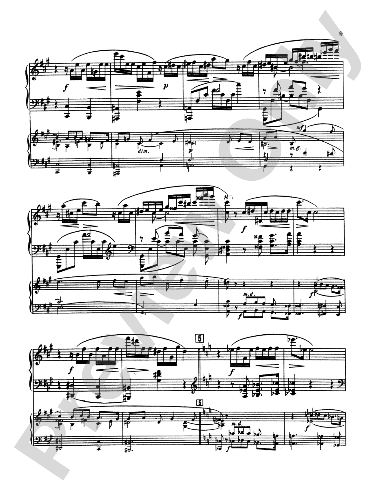 Scriabin: Piano Concerto, Op. 20: Piano Duo (2 Pianos, 4 Hands) Book (2 copies required)