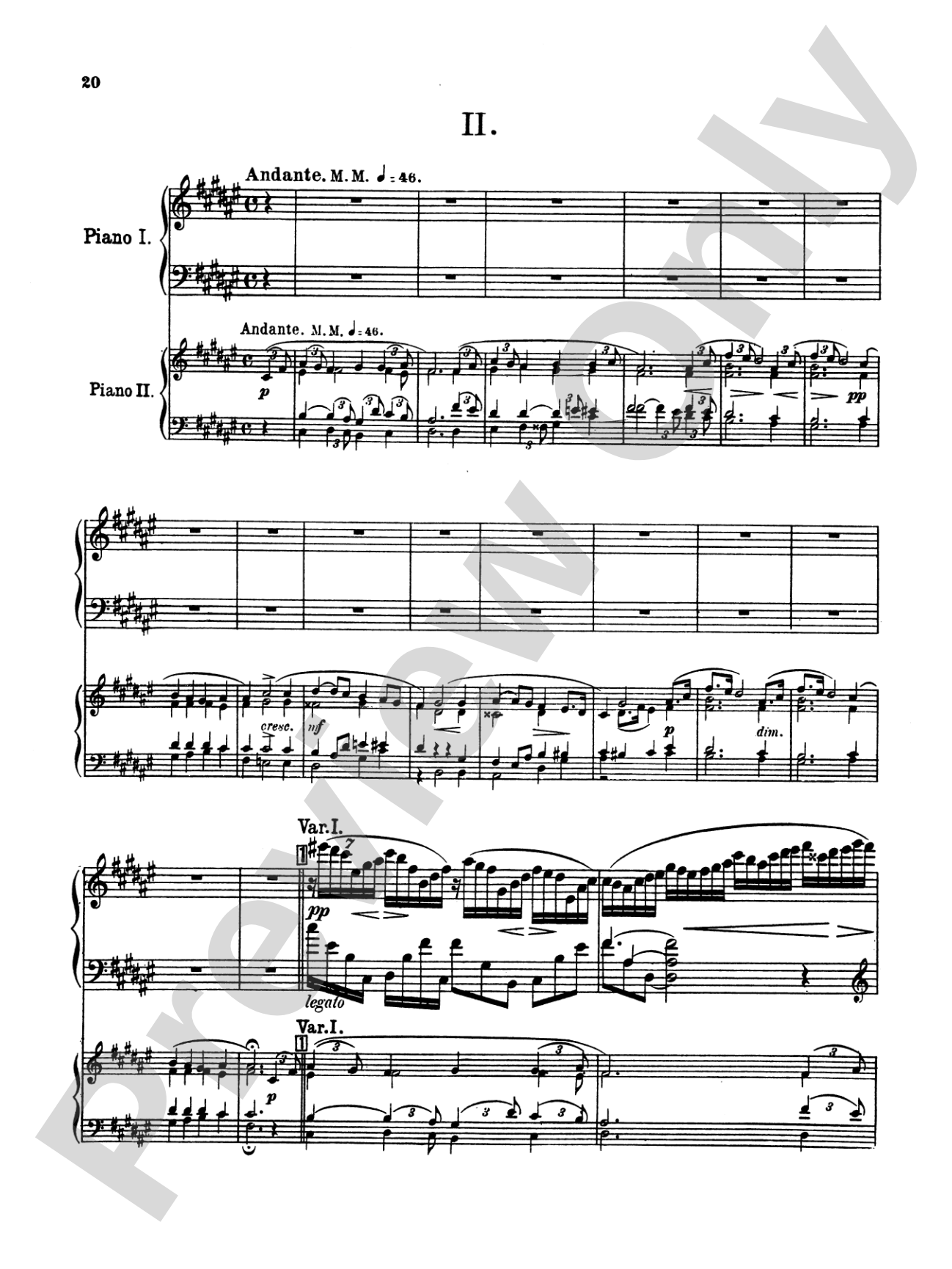 Scriabin: Piano Concerto, Op. 20