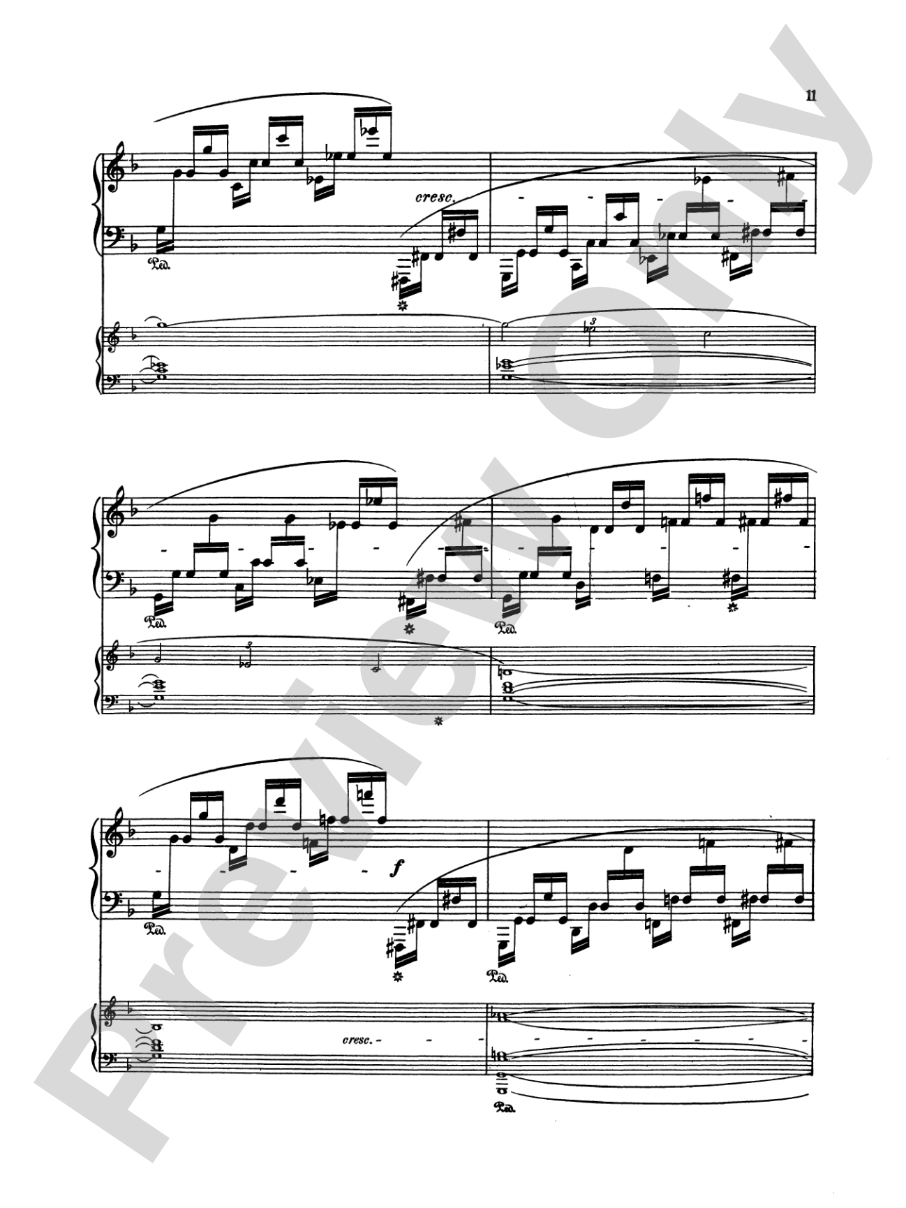 Rubinstein: Piano Concerto No. 4, Op. 70: Piano Duo (2 Pianos, 4 Hands) Book (2 copies required)