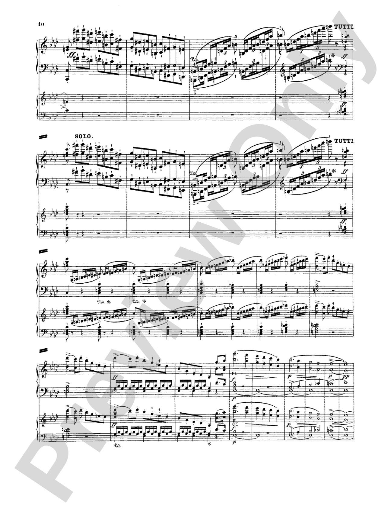 Weber: Concertstück: Piano Duo (2 Pianos, 4 Hands) Book (2 copies required)