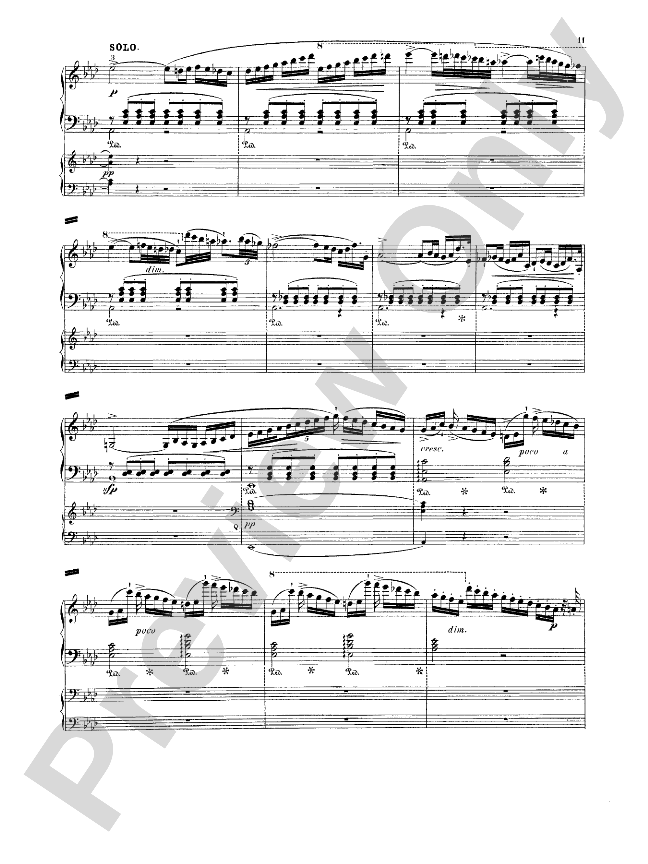 Weber: Concertstück: Piano Duo (2 Pianos, 4 Hands) Book (2 copies required)