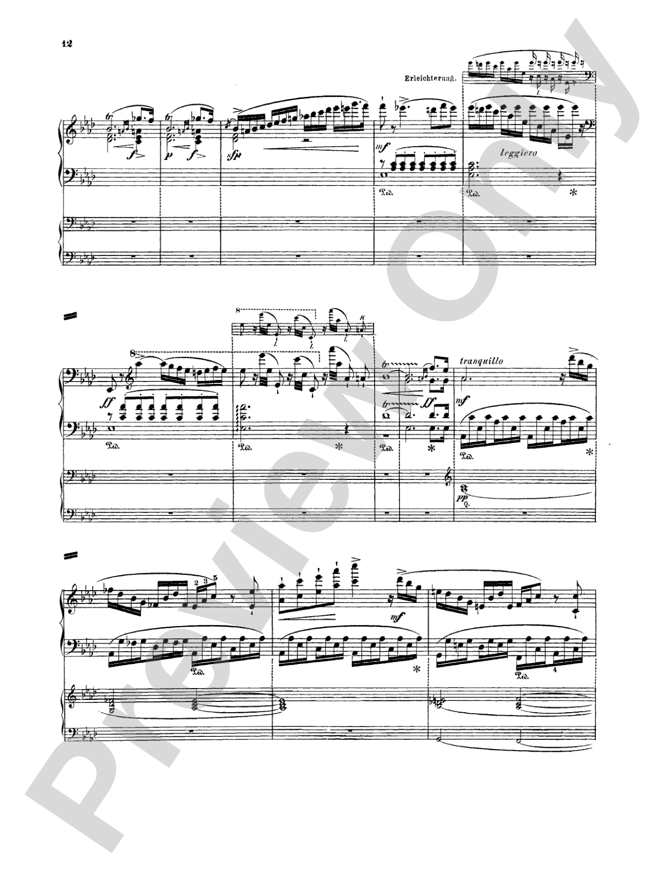 Weber: Concertstück: Piano Duo (2 Pianos, 4 Hands) Book (2 copies required)