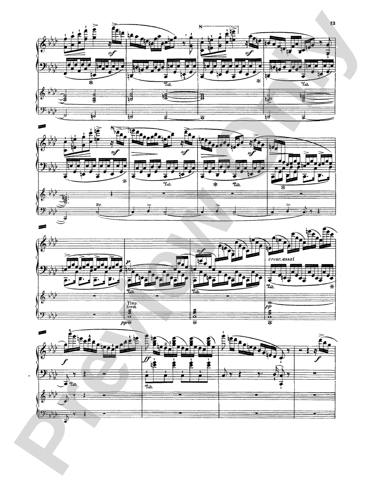 Weber: Concertstück: Piano Duo (2 Pianos, 4 Hands) Book (2 copies required)