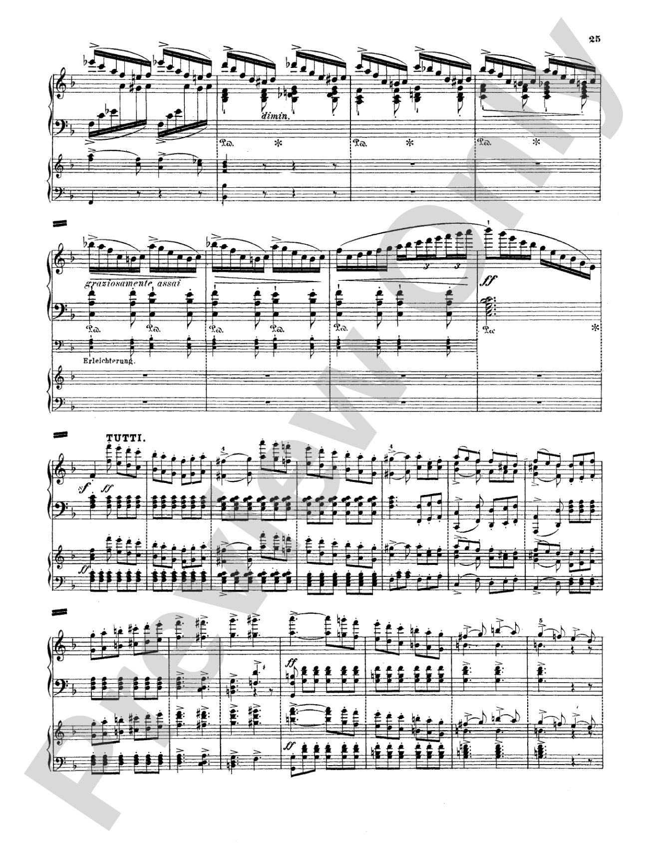 Weber: Concertstück: Piano Duo (2 Pianos, 4 Hands) Book (2 copies required)