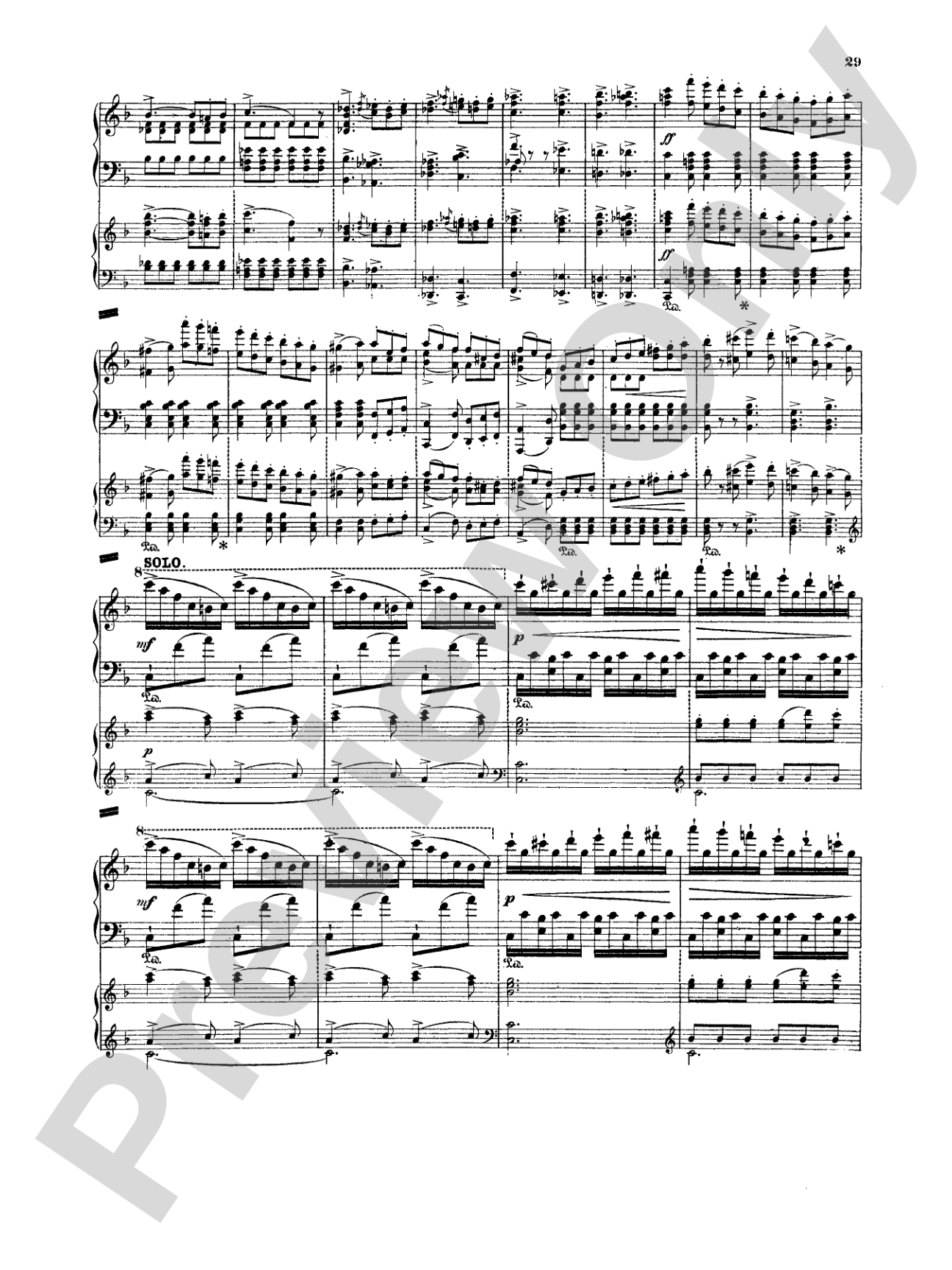 Weber: Concertstück: Piano Duo (2 Pianos, 4 Hands) Book (2 copies required)