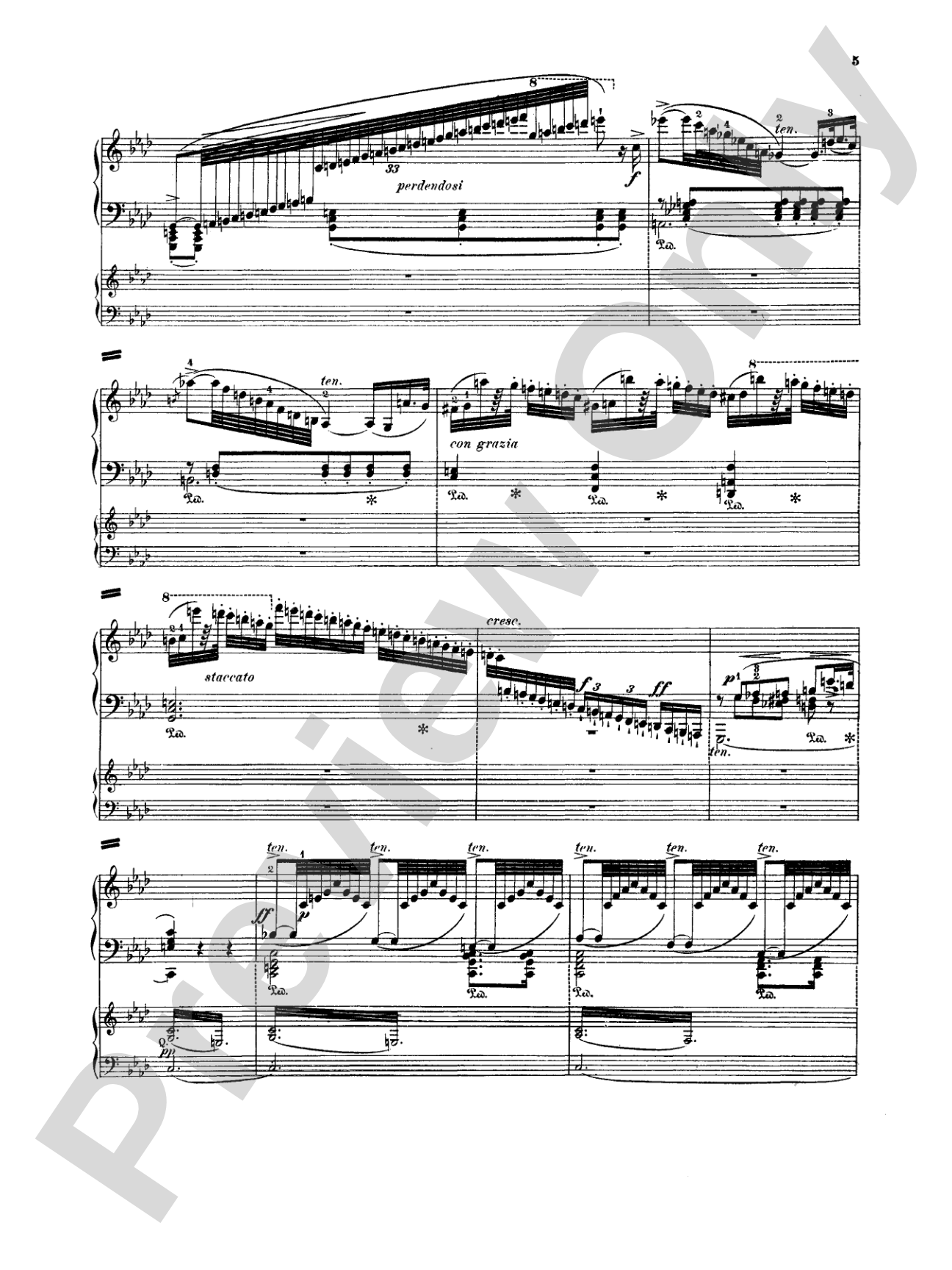 Weber: Concertstück: Piano Duo (2 Pianos, 4 Hands) Book (2 copies required)
