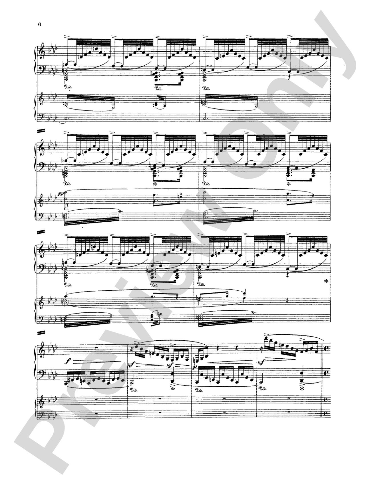 Weber: Concertstück: Piano Duo (2 Pianos, 4 Hands) Book (2 copies required)