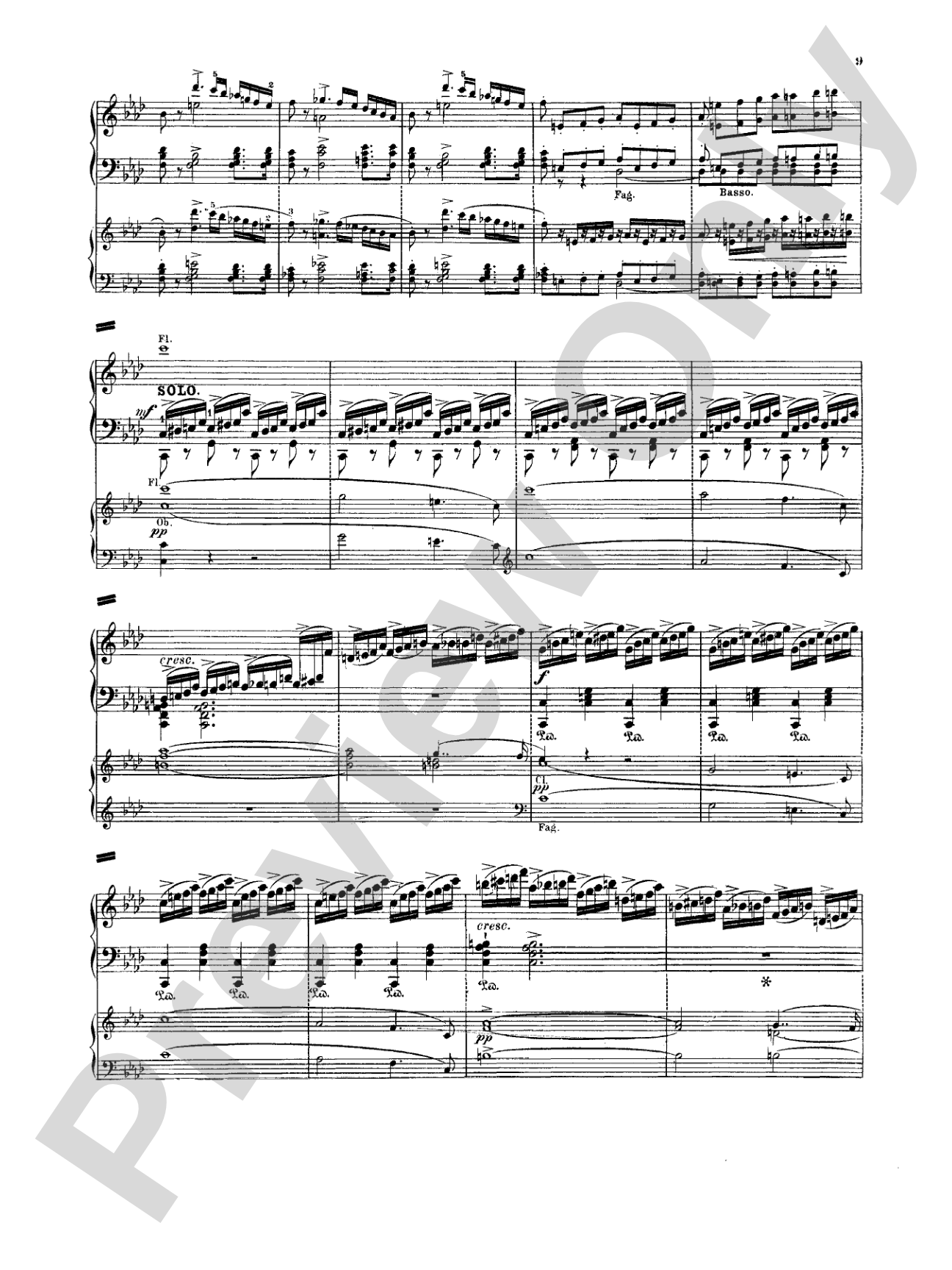 Weber: Concertstück: Piano Duo (2 Pianos, 4 Hands) Book (2 copies required)
