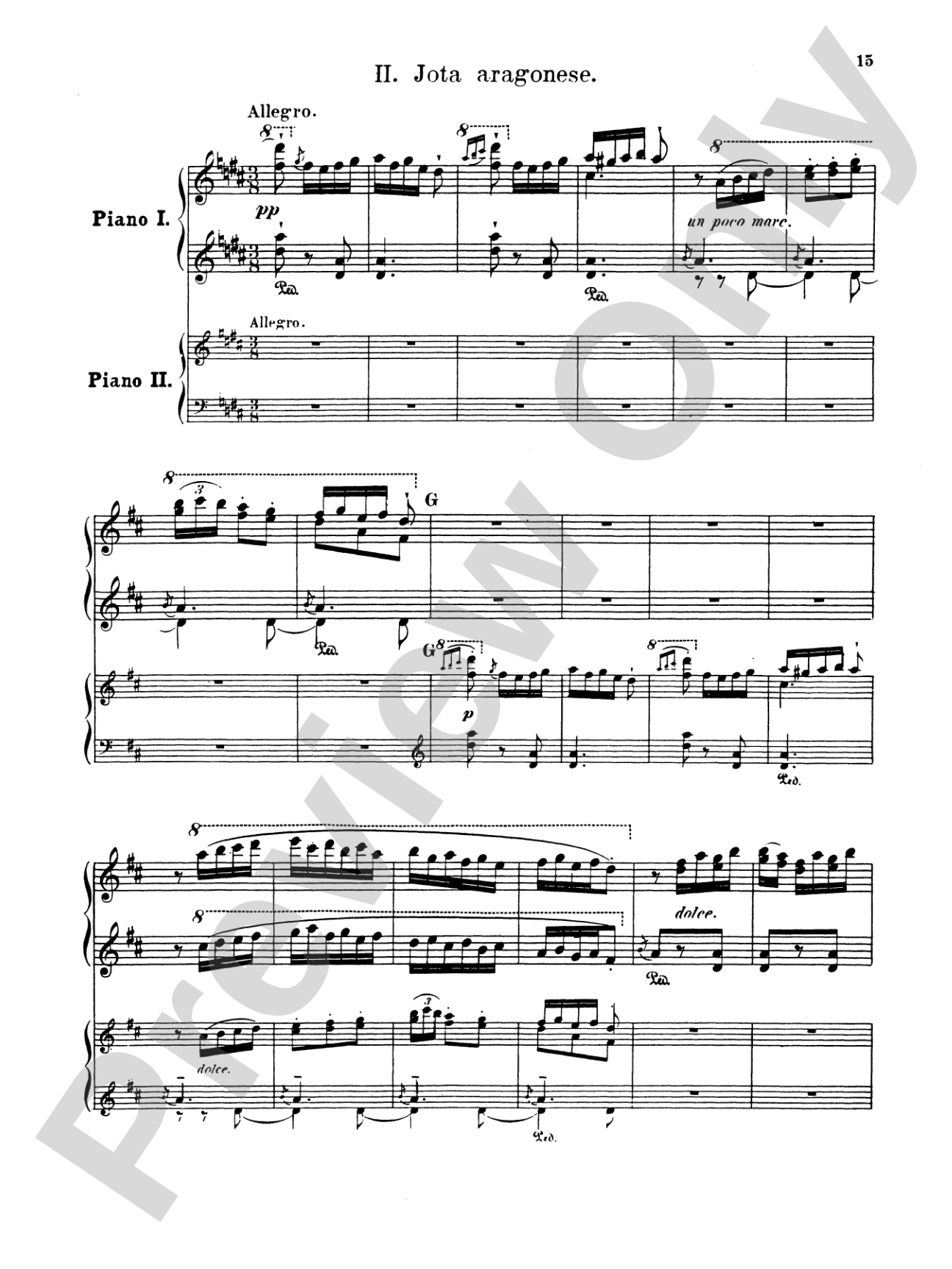 Liszt: Spanish Rhapsody (Arr. Feruccio Busoni)