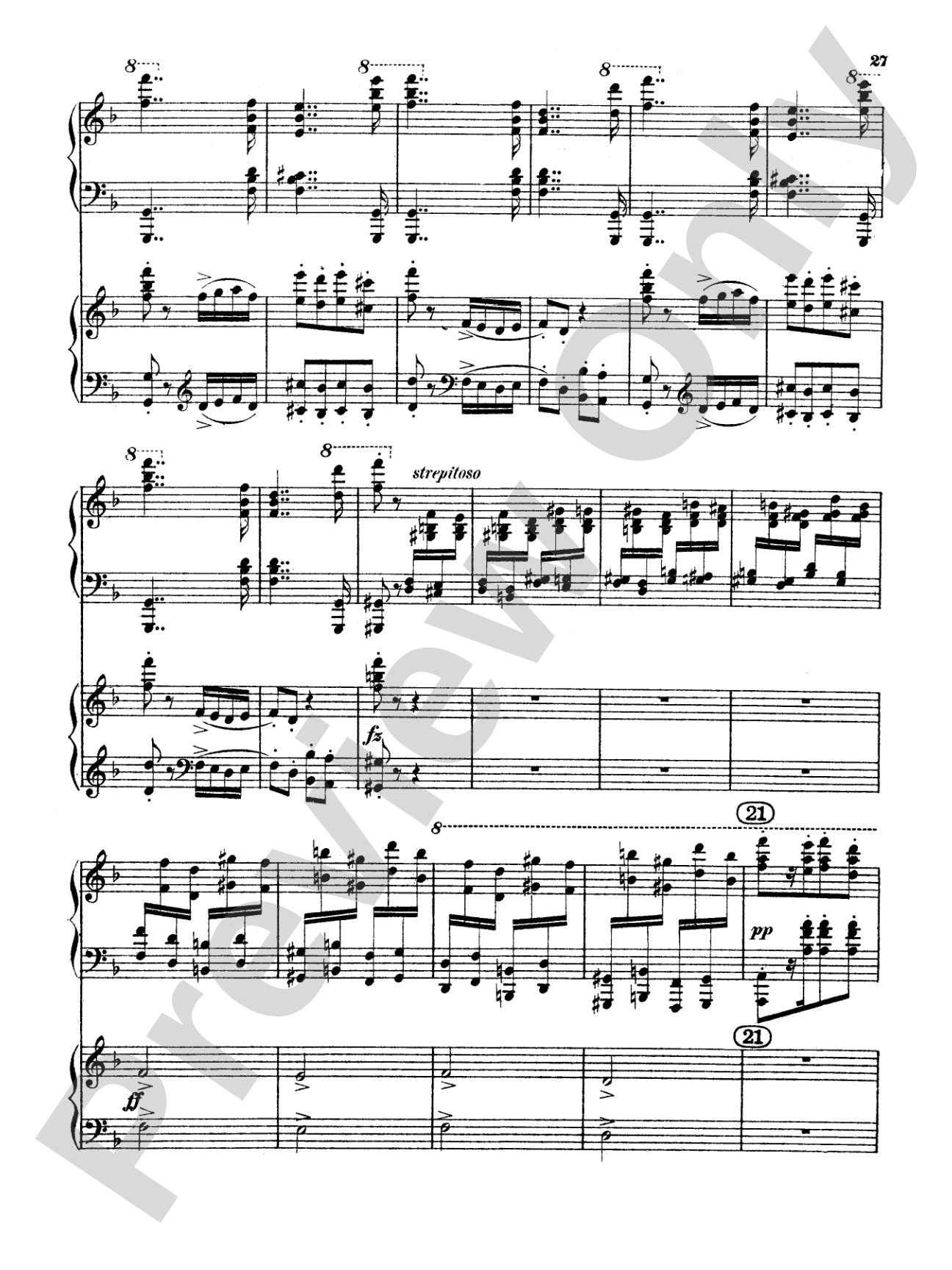 Liszt: Totentanz (Danse Macabre): Piano Duo (2 Pianos, 4 Hands) Book (2 copies required)