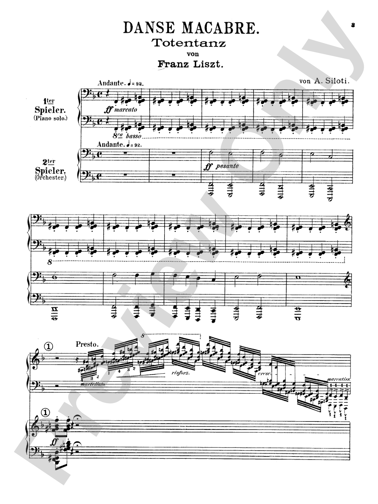 Liszt: Totentanz (Danse Macabre)