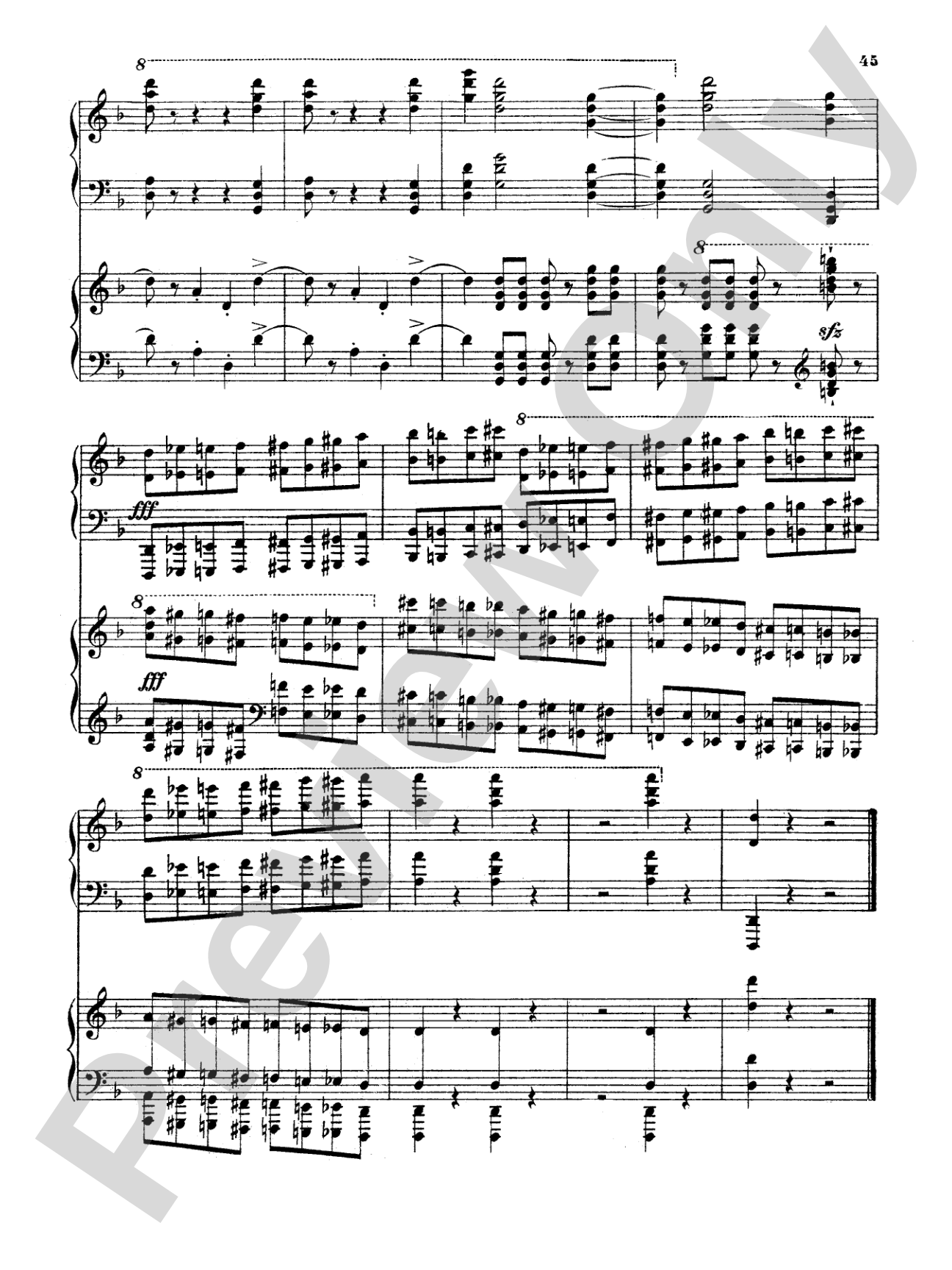 Liszt: Totentanz (Danse Macabre): Piano Duo (2 Pianos, 4 Hands) Book (2 copies required)