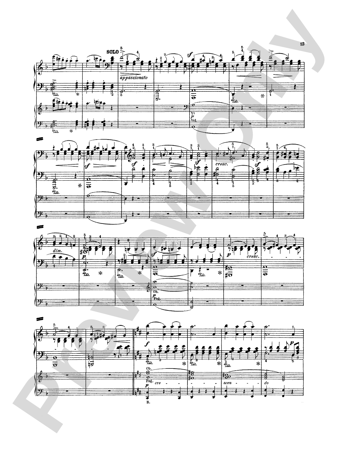 Mendelssohn: Piano Concerto No. 2 in D Minor, Op. 40: Piano Duo (2 Pianos, 4 Hands) Book (2 copies required)